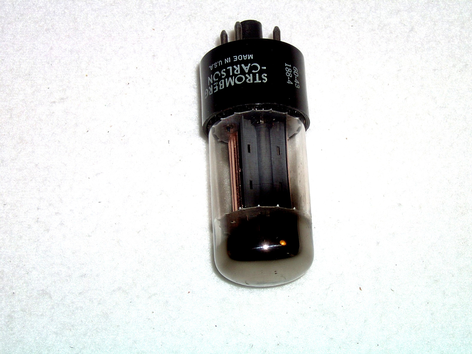 1960 GE FAT BASE 5AR4 / GZ-34 – for STROMBERG CARLSON