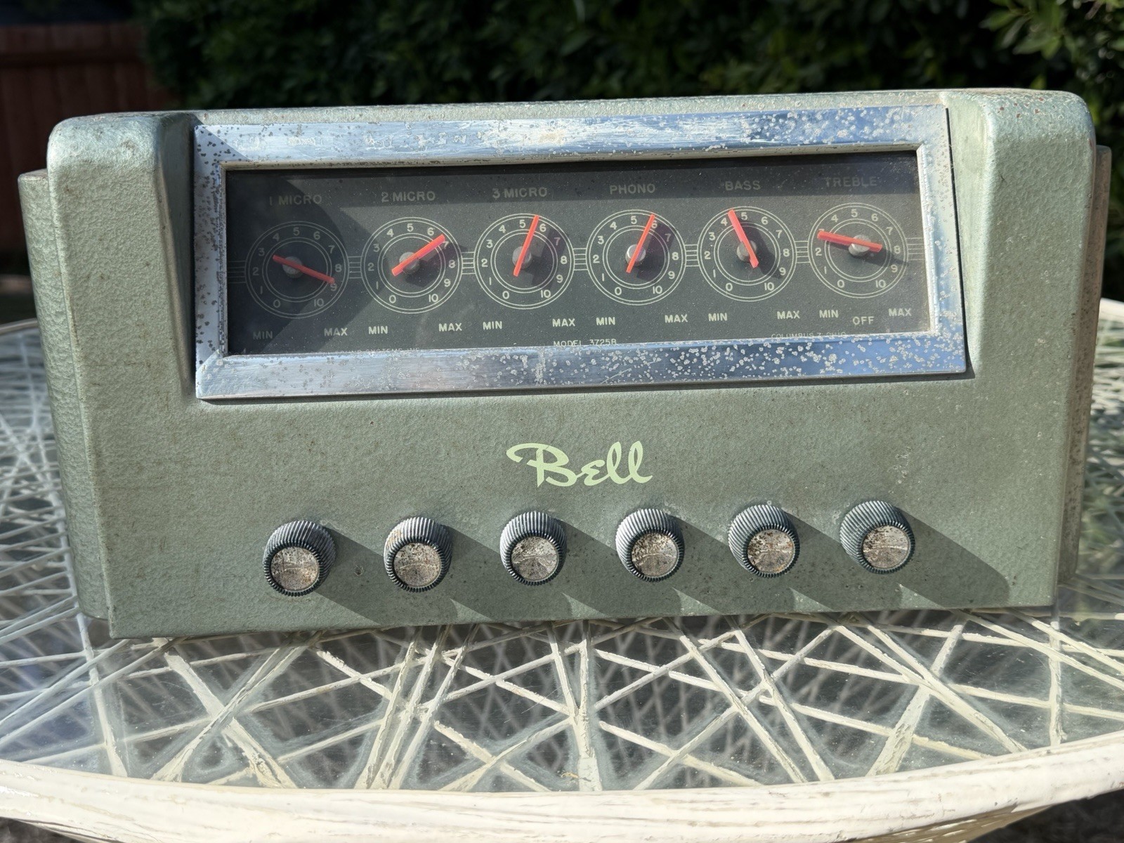 1950s Bell Sound Systems 3725B Vacuum Tube Amplifier PARTS/REPAIR