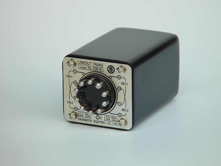 Hashimoto HL-10K-6 (Sansui) Line Out Transformer 10Kohm:600/150ohms