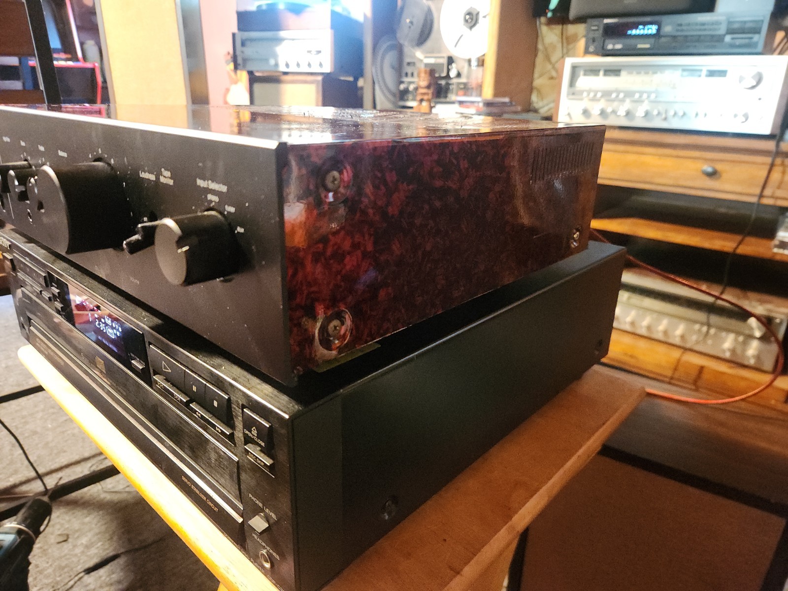 Sansui AU-117 Integrated Amplifier Custom Wrap Cover