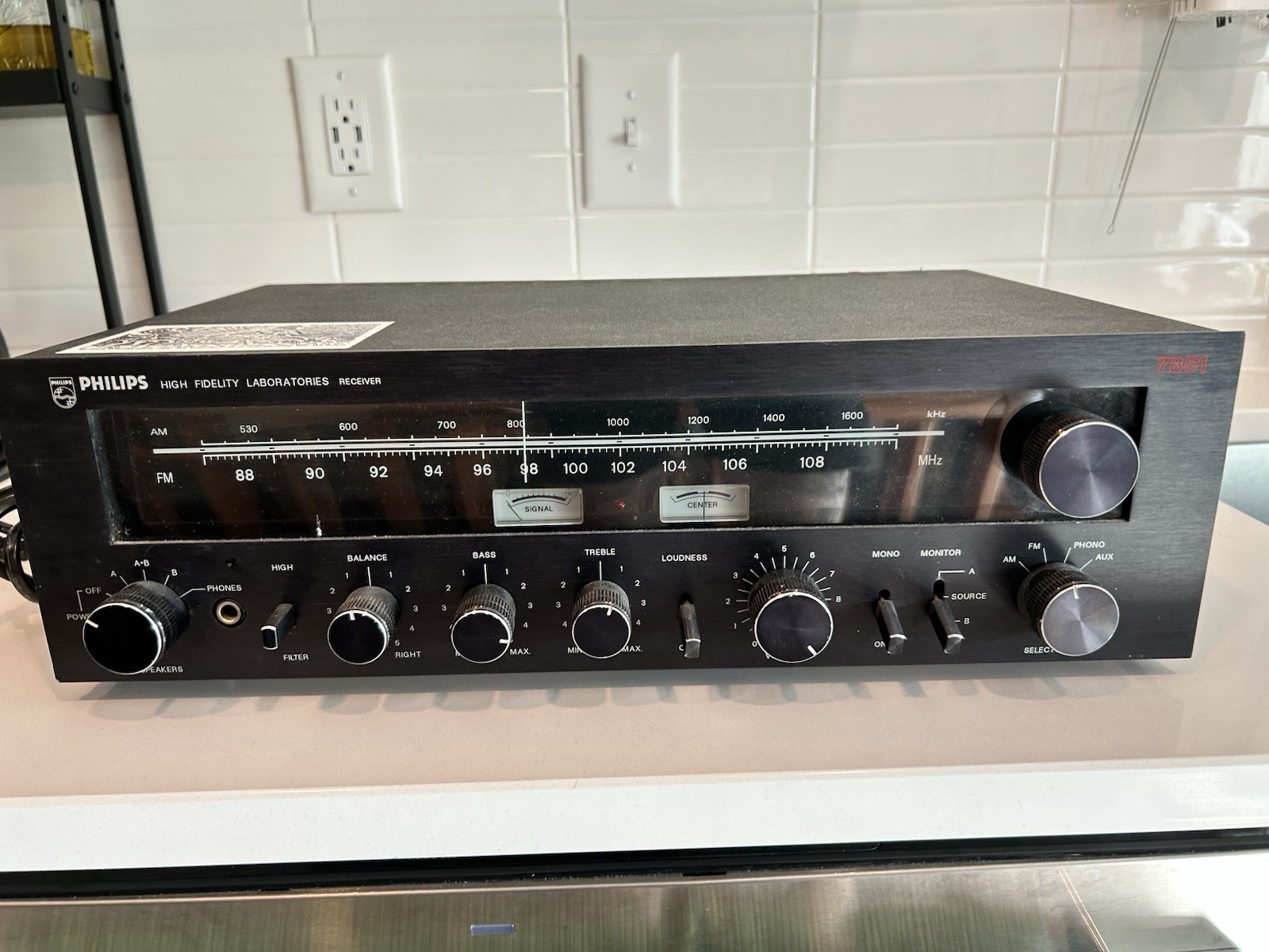 Philips High Fidelity Laboratories 7851 AH7851 Receiver (READ DESCRIPTION)