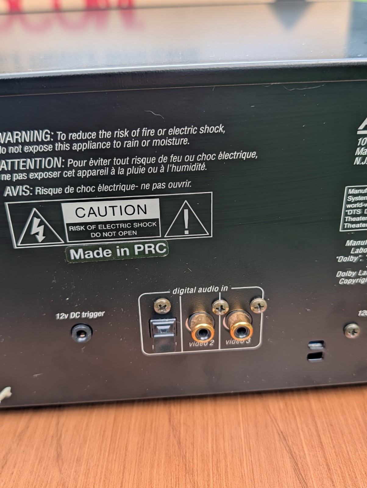 ADCOM GTP-830 Surround Sound Processor Preamplifier 120/240v W/Remote And Box