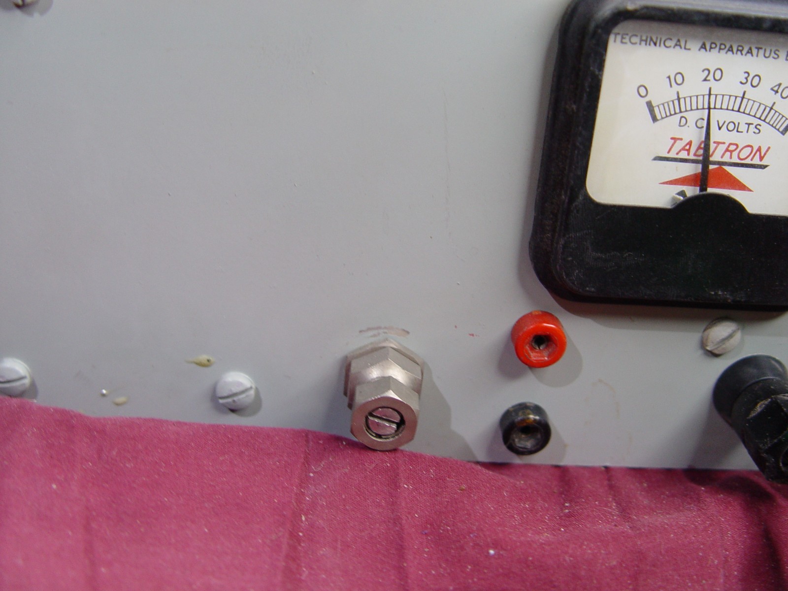 Vintage TABTRON MULTI TAP AC/DC POWER SUPPLY 20v/40v switchable outputs Works!