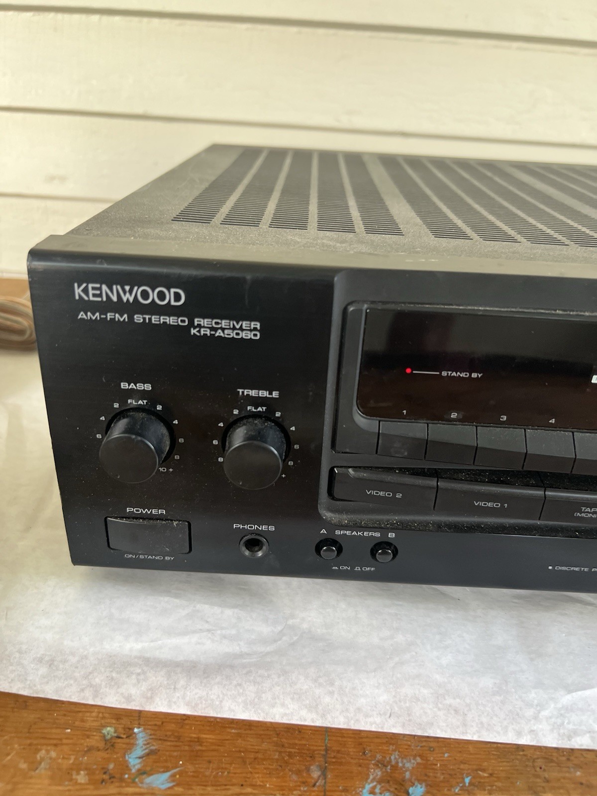 Kenwood AM-FM Stereo Receiver KR-A5060 Vintage Hi-Fi Very Good Working Condition