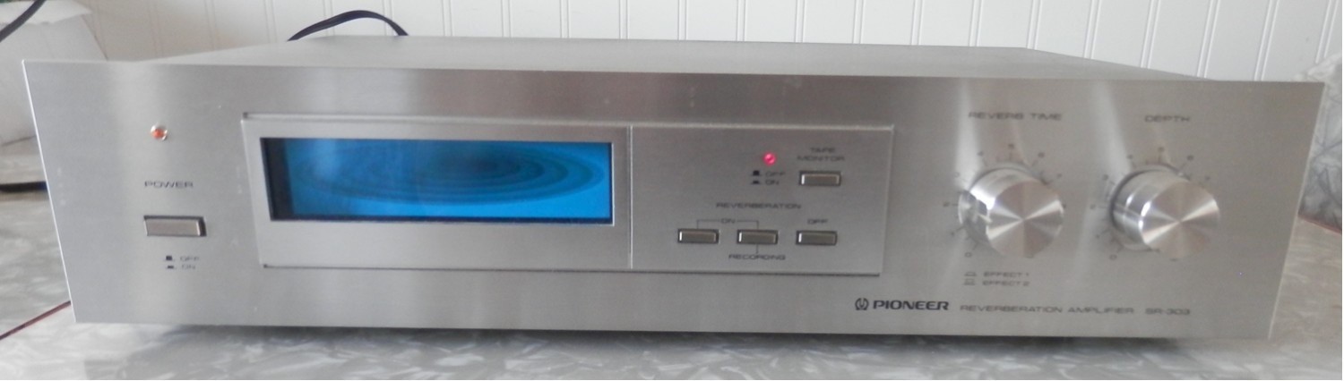 Pioneer SR-303 Reverberation Amplifier Reverb Effect Unit~Working Fine.