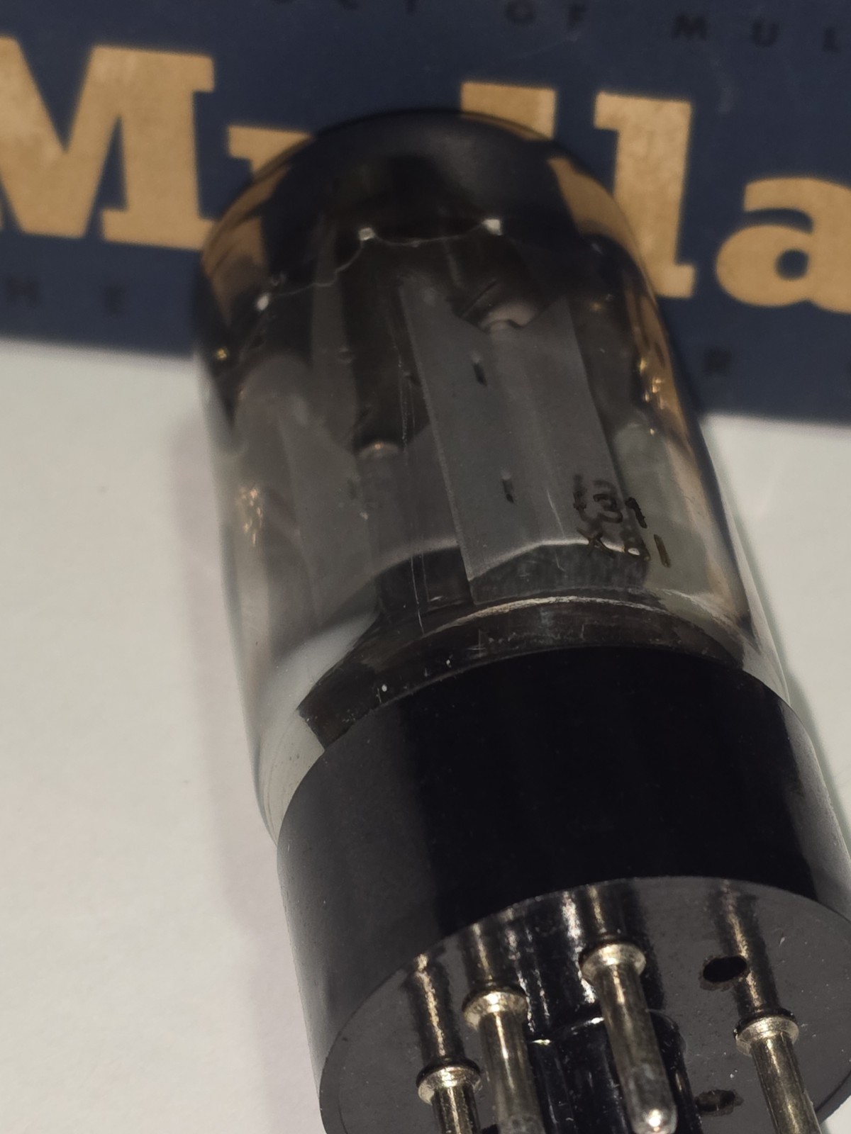 Mullard GZ34 5AR4 Rectifer Vacuum Tube Tests STRONG with Box F31 X8I