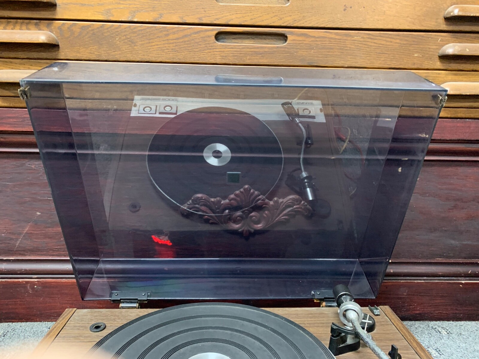 Craig 5102 Turntable Series 5000 – Vintage – TURNS ON, NO OUTPUT, PARTS REPAIR