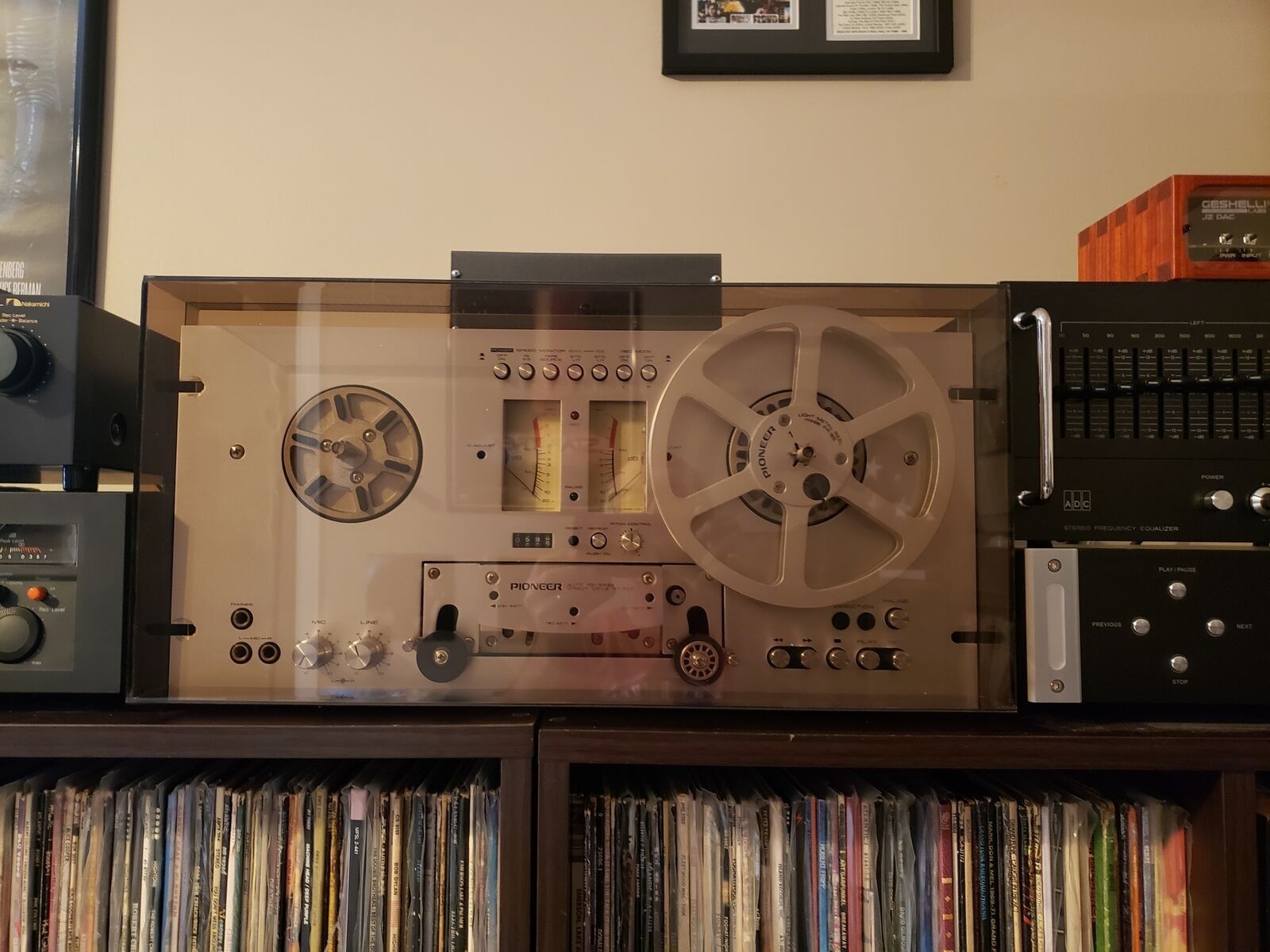 NEW Grey Dust Cover for Pioneer RT-707 RT-701 RT-909 RT-901 Reel Tape Recorder