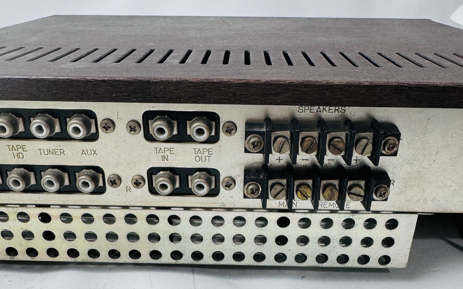 Lafayette Model LA-125T Transistor Stereo Amplifier tested working