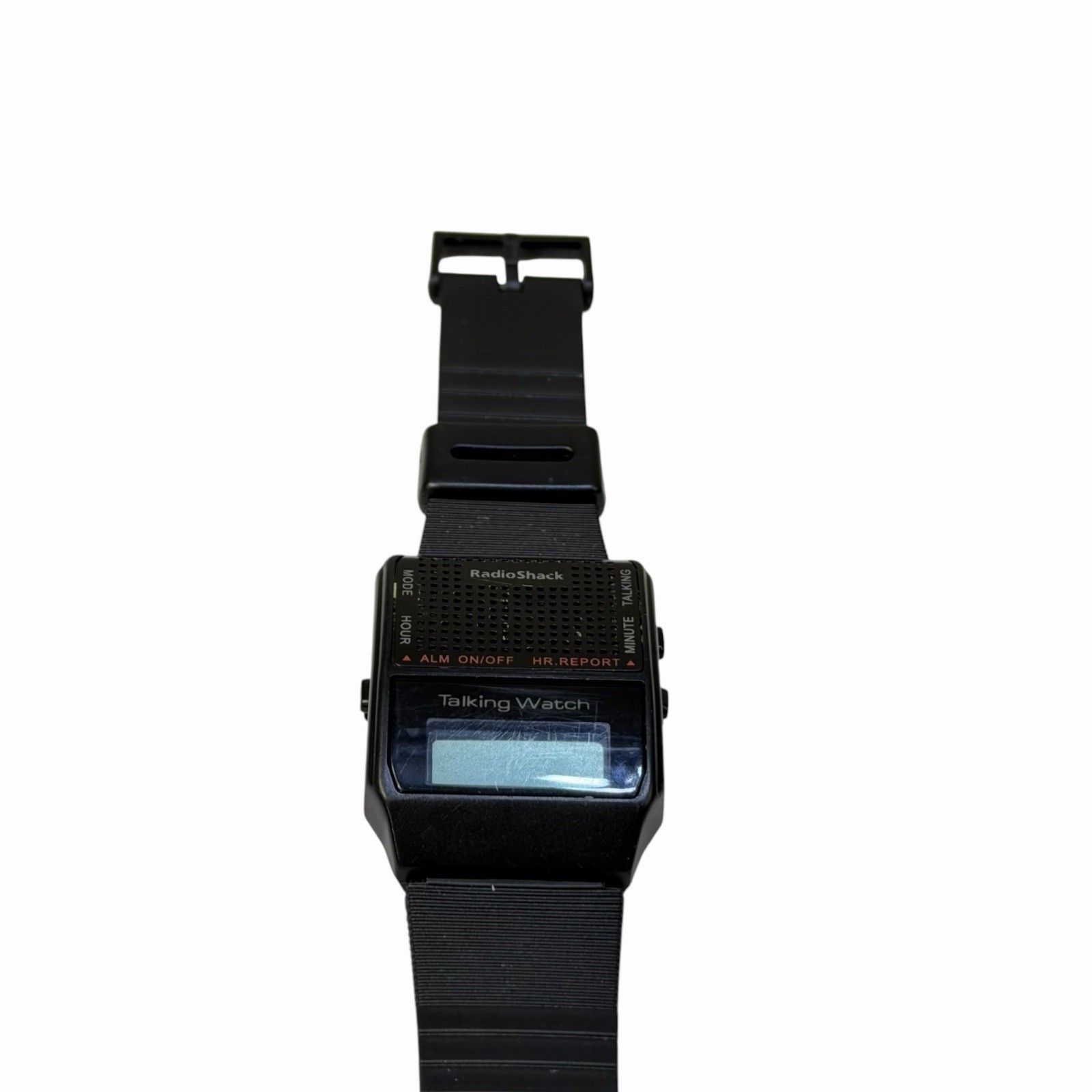 Vintage Radio Shack Talking Watch Black FOR PARTS OR REPAIR