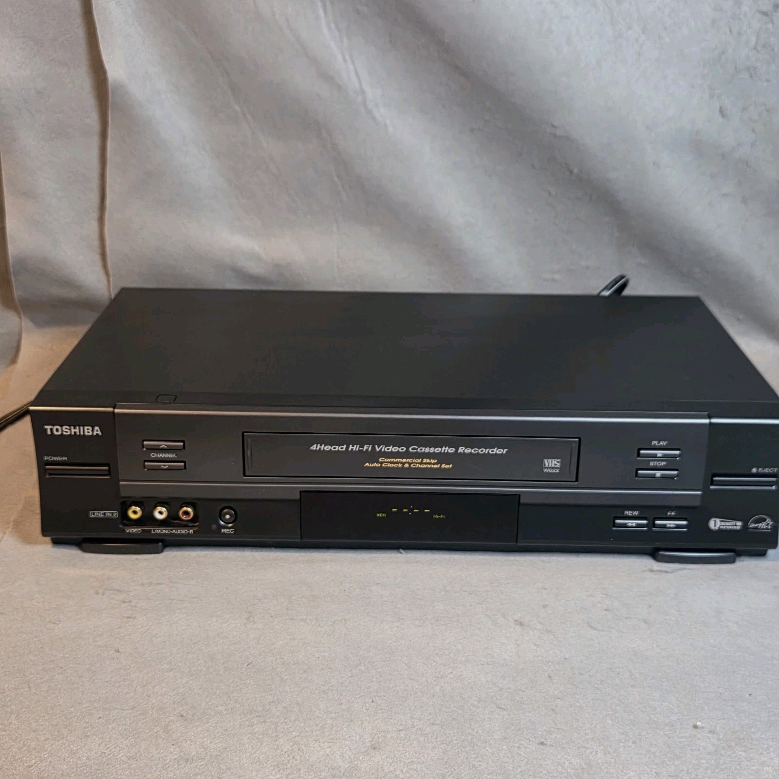 Toshiba W-622 4-Head Hi-Fi VHS VCR Player Recorder Works Great W/Remote & More!