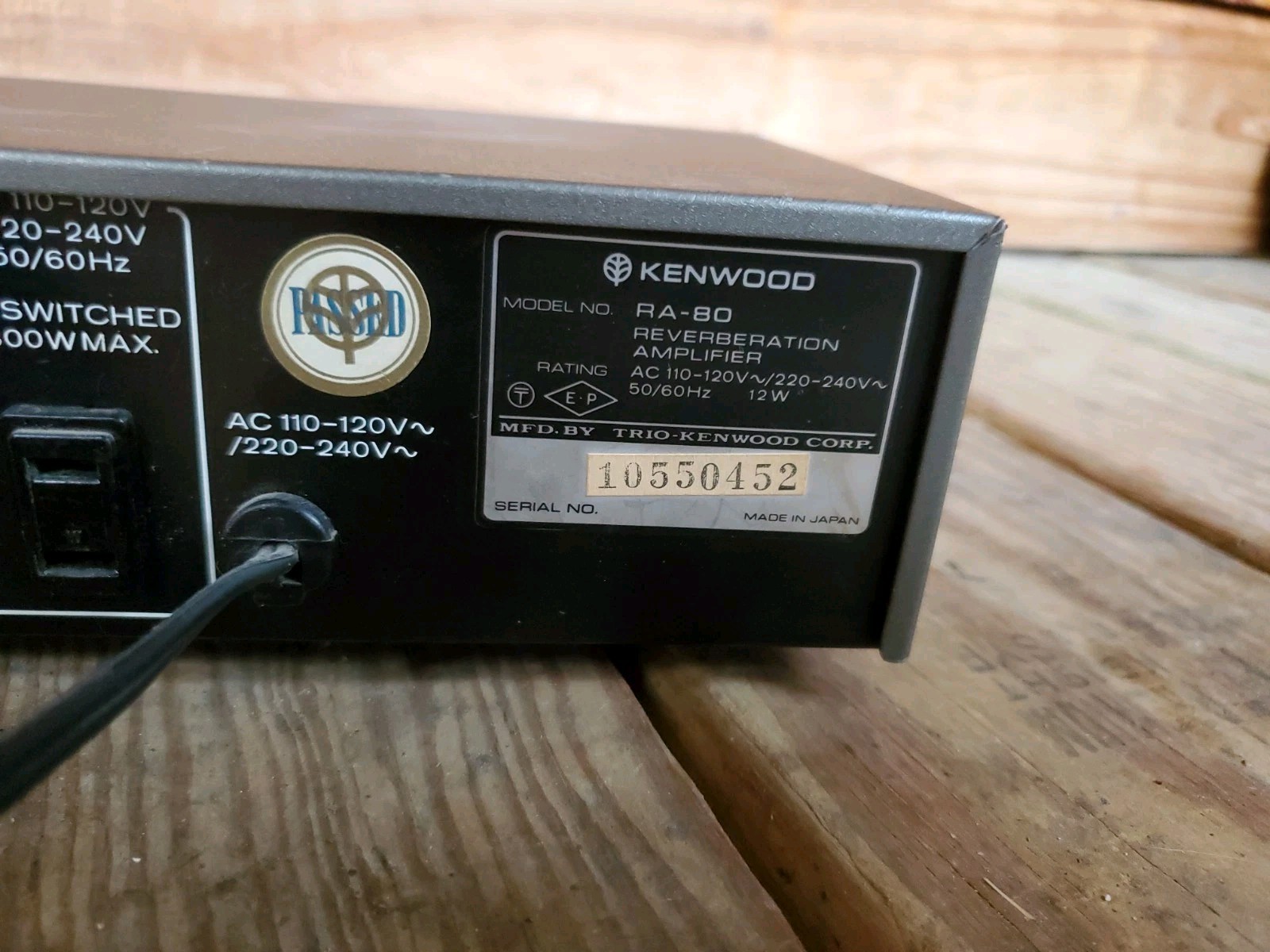 Vintage Kenwood RA-80 Reverberation Amplifier Tested