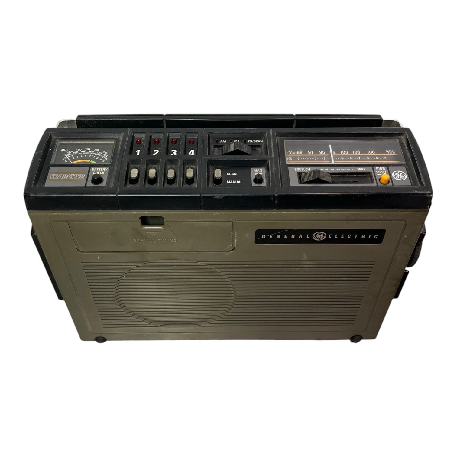 1975 GE The Searcher Model 7-2995A, AM/FM Radio/Scanner, Radio Works, Scanner?