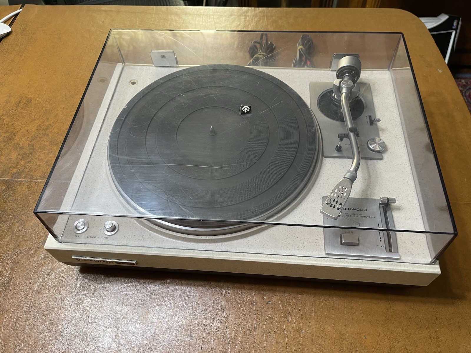 Kenwood KD‑2055 Turntable – Tested Working with Cartridge *Pls Read*
