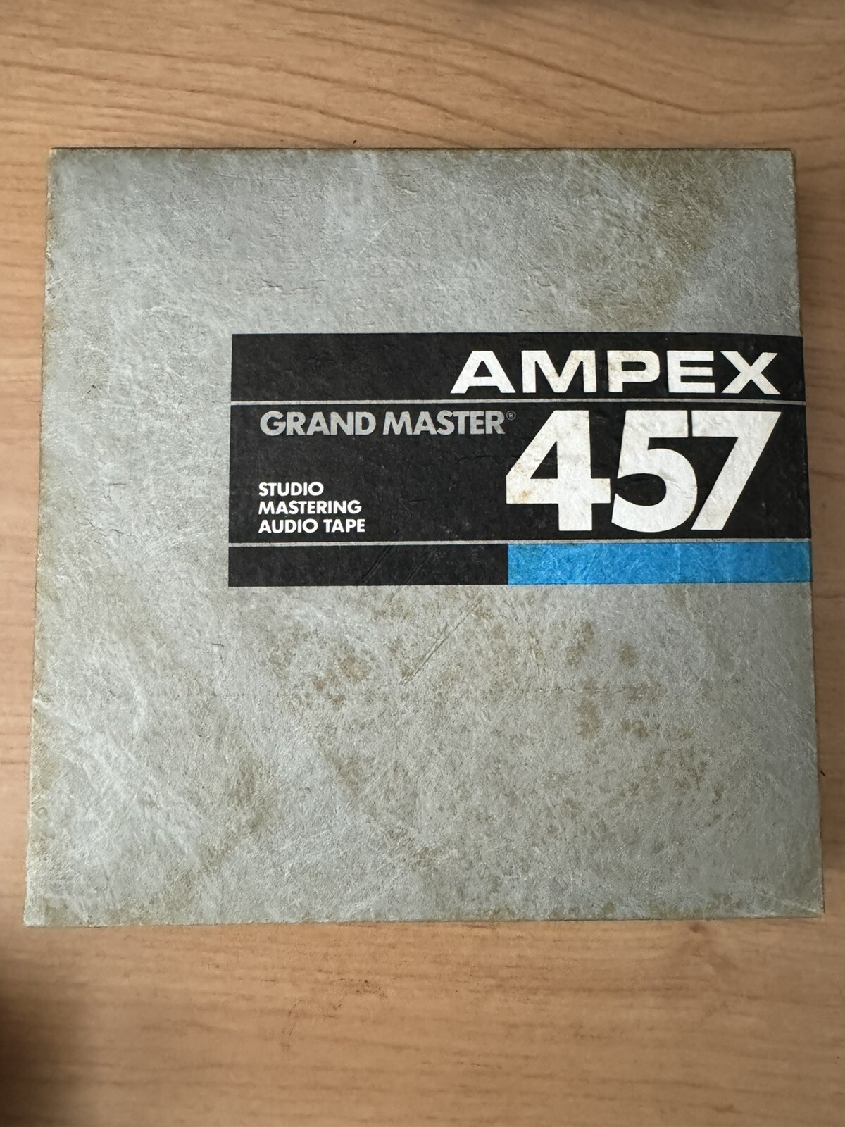 AMPEX 457 Grand Master Studio Mastering Audio Tape 1/4” X 1800’ USED