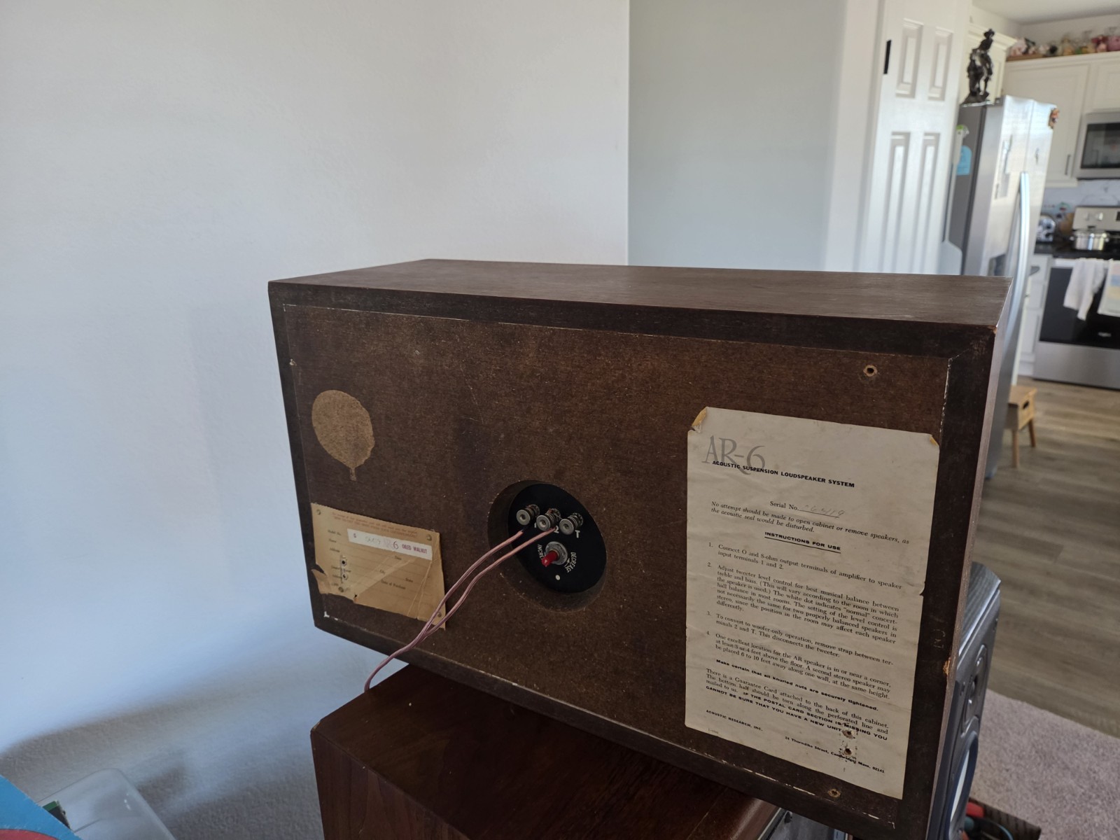 Acoustic Research AR-6 Speaker (Single)