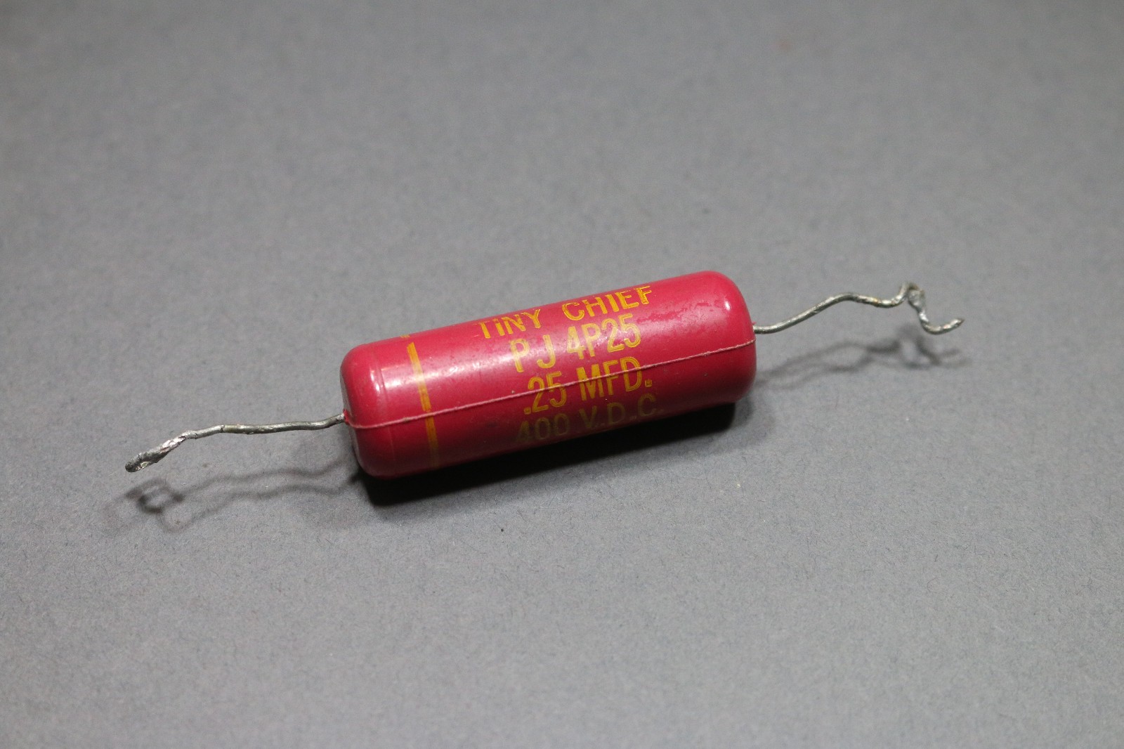 Vintage Cornell-Dubilier Tiny Chief .25 uF 400V DC Capacitor Tube Amp Tested