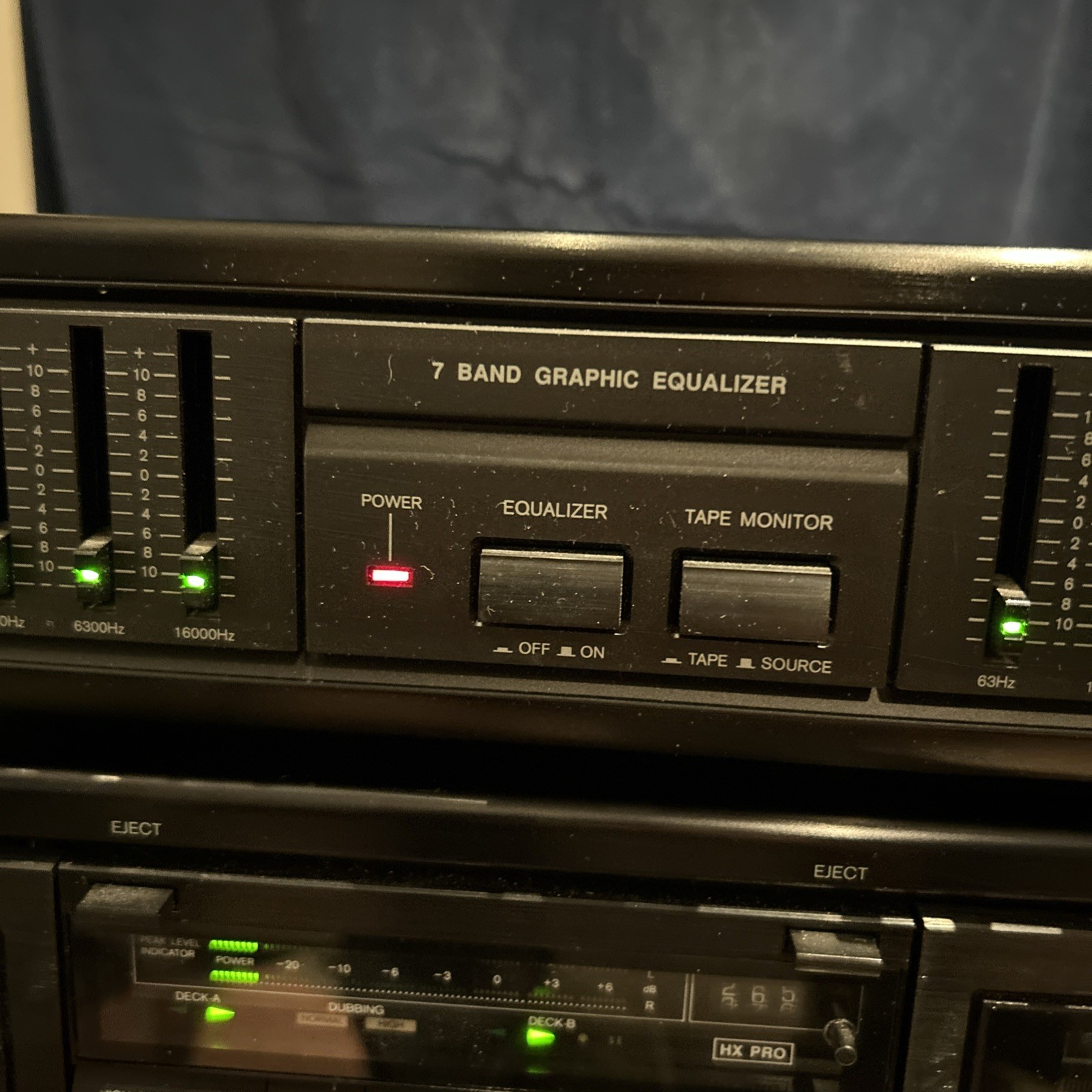 Vintage Onkyo EQ-101 Stereo Graphic 7-Band Equalizer