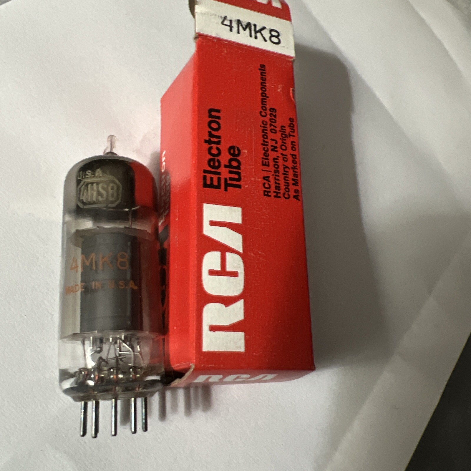 Vintage RCA 4MK8 Tube Nos Tested