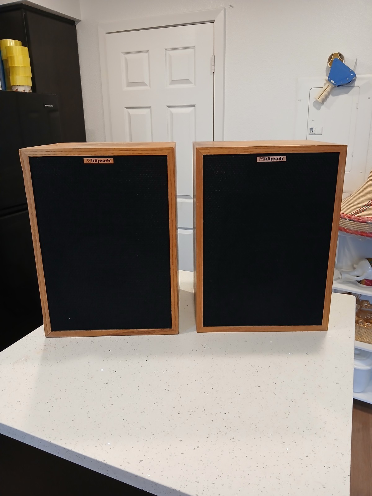 Klipsch Heresy II Speakers Tube Amplifier Friendly USA Sound Great!