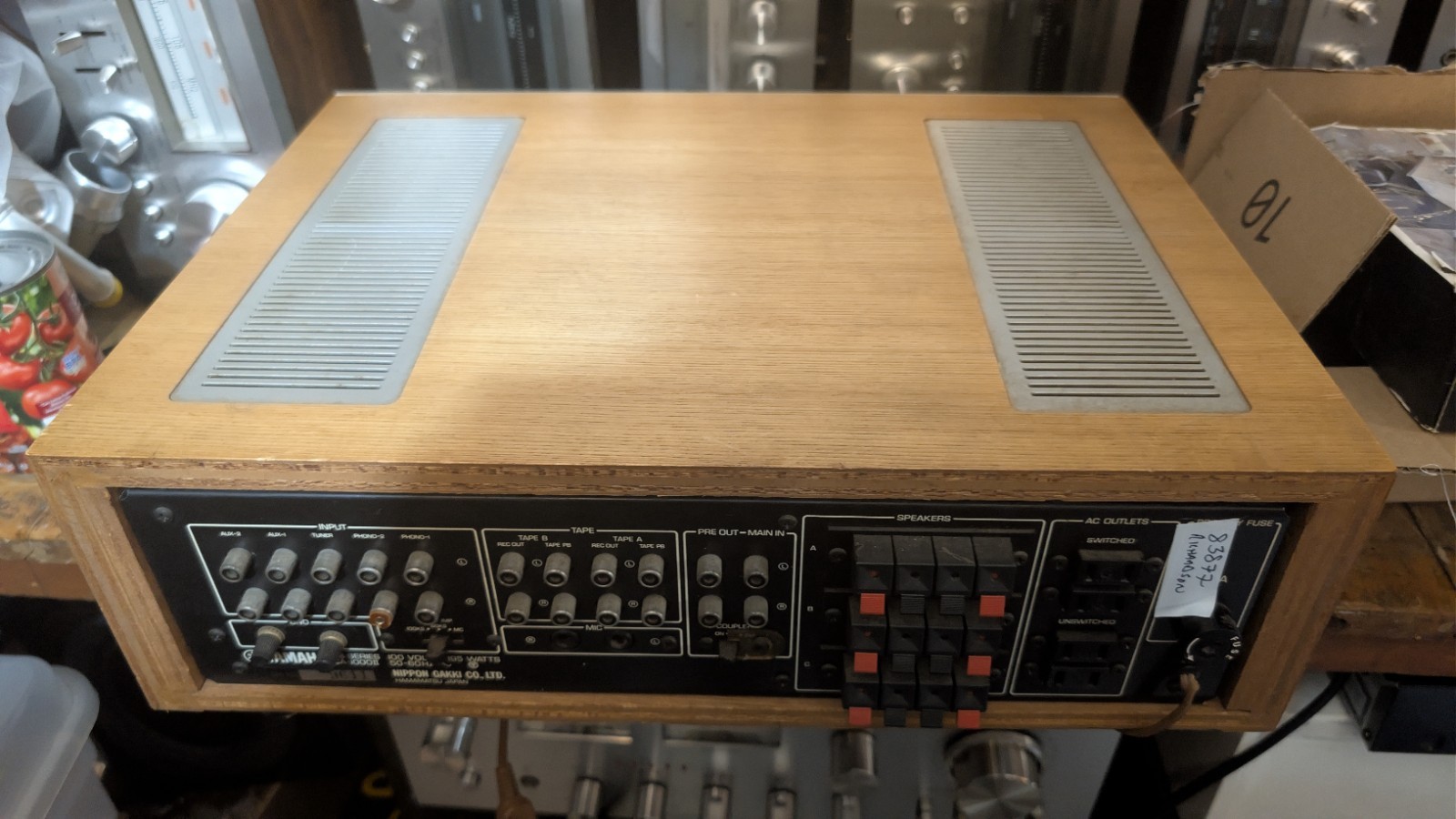 Yamaha CA-1000 ii Integrated Amplifier Vintage Japan For parts 100v