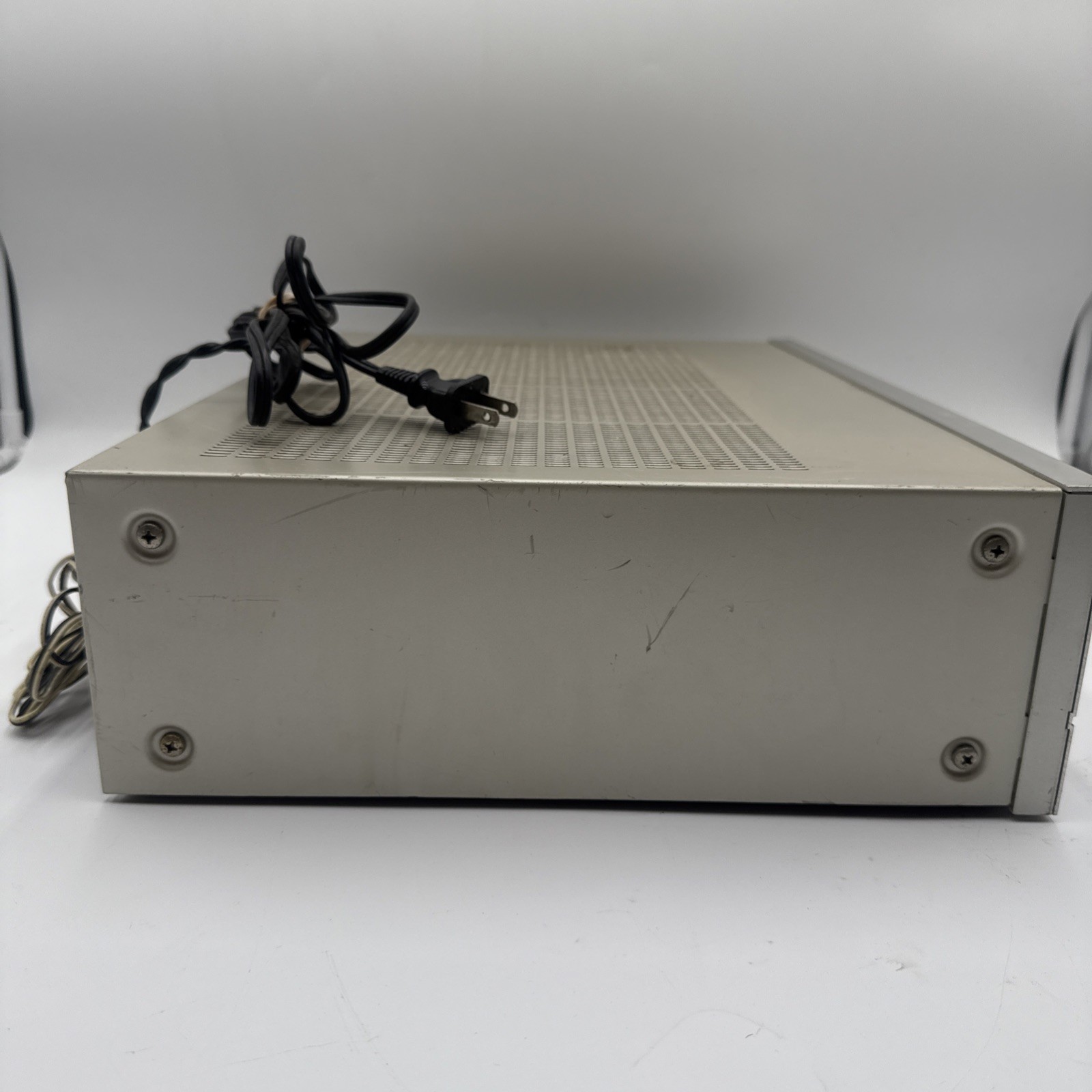 Technics SA-424 Quartz Digital AM/FM Stereo Silver Receiver Tested FREE SHIPPING