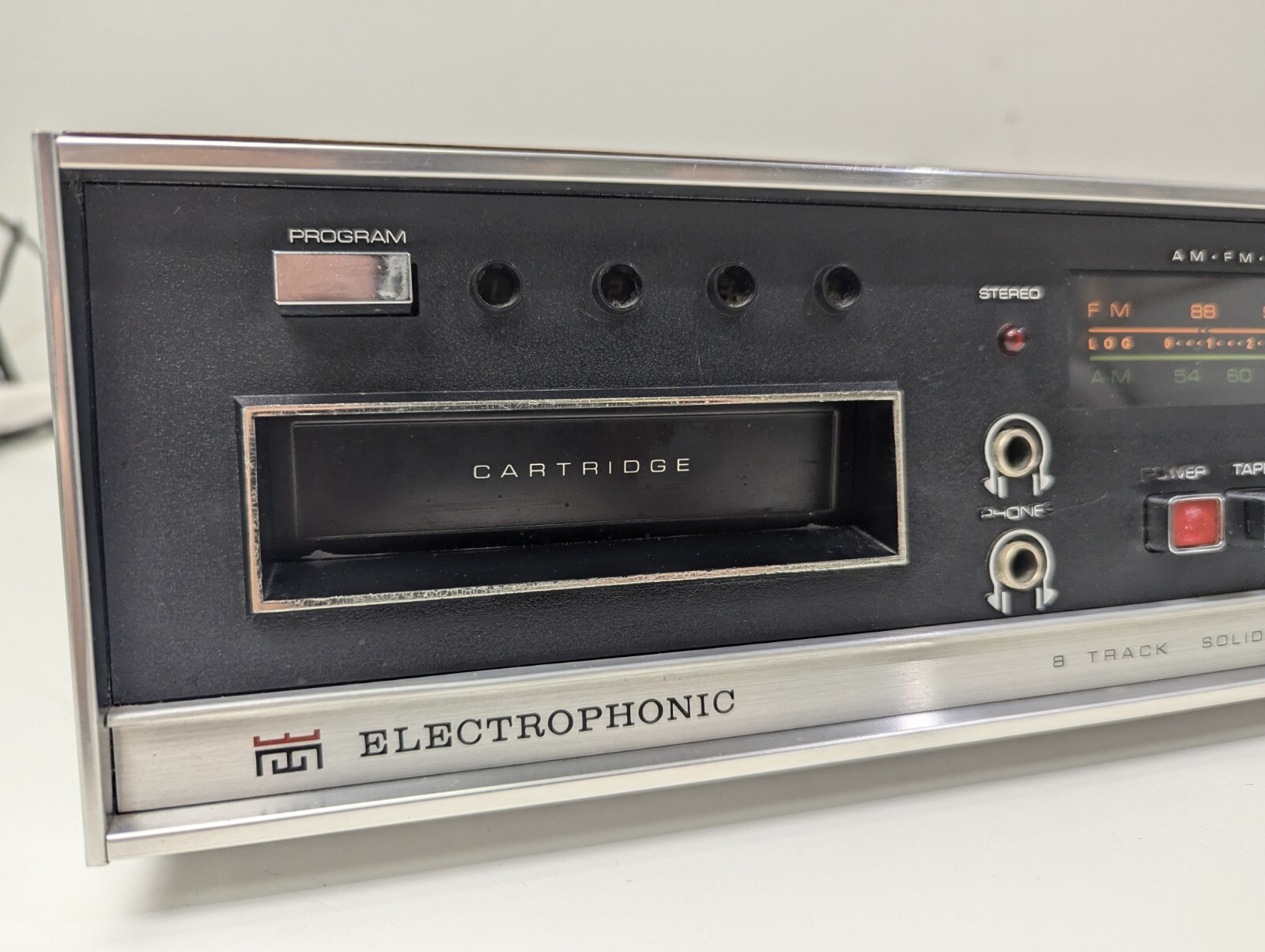 Electrophonic Receiver AM/FM8-Track Stereo/Dual Music System T-710CC Phono input