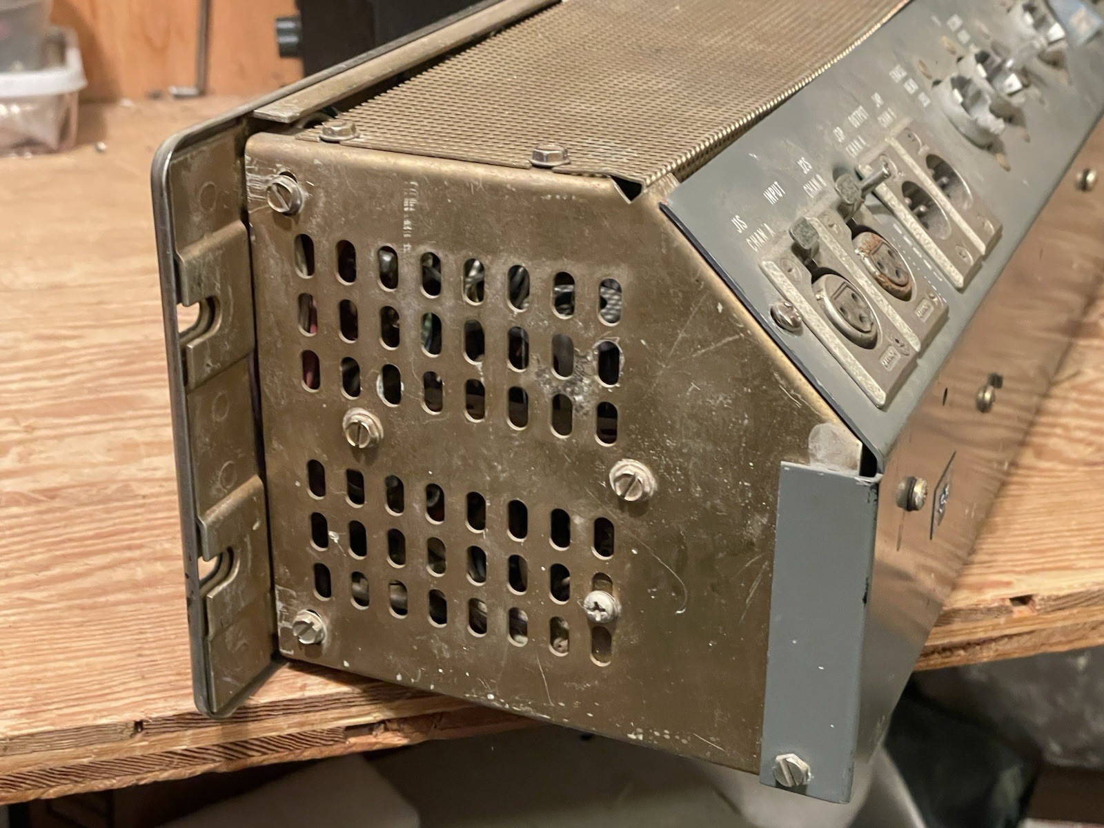 Vintage ’60s Ampex PR-10-2 tube-type two-channel electronics 7.5/15 ips preamp