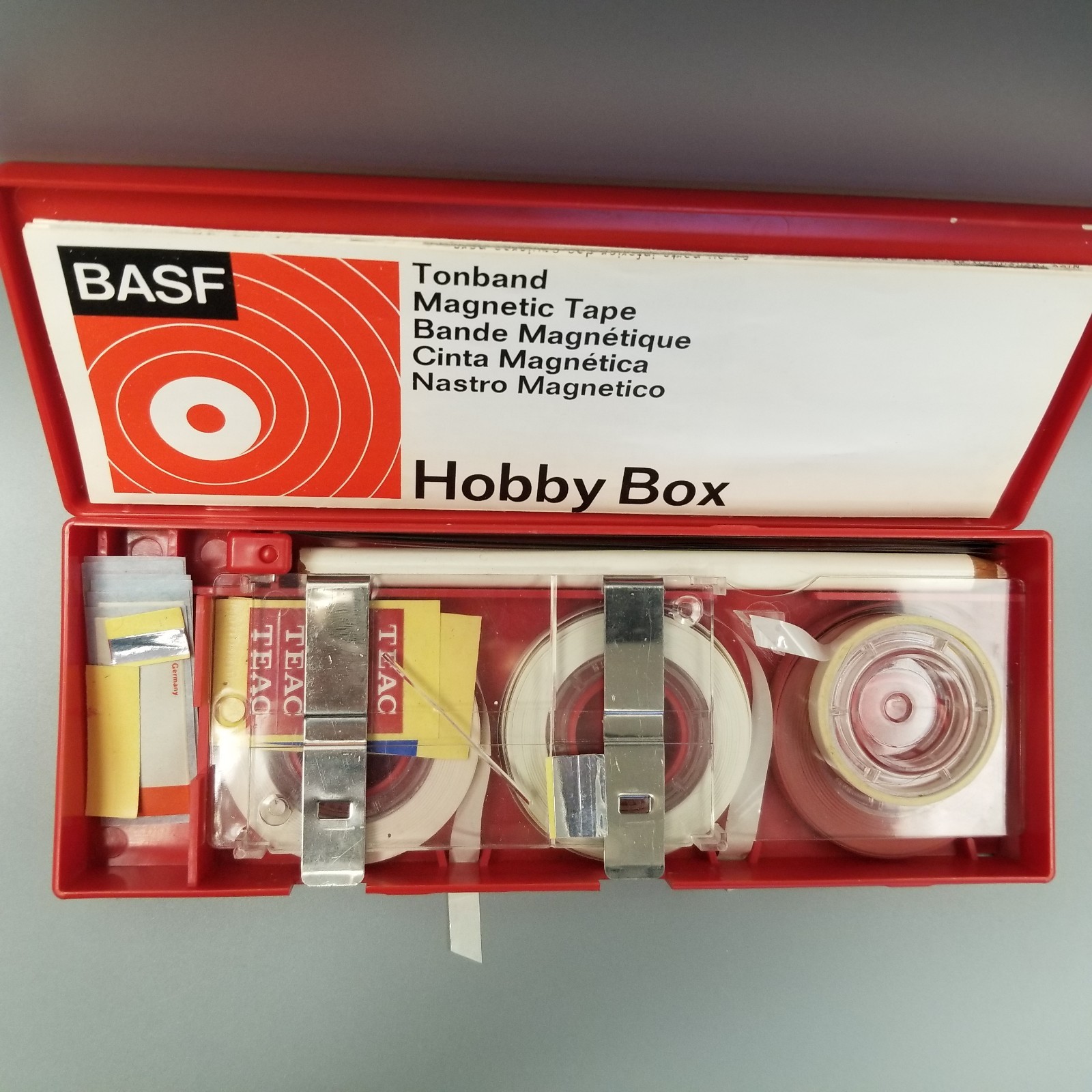 30/BASF Hobby Box Repair Kit For 1/4 Reel To Reel Magnetic Tape