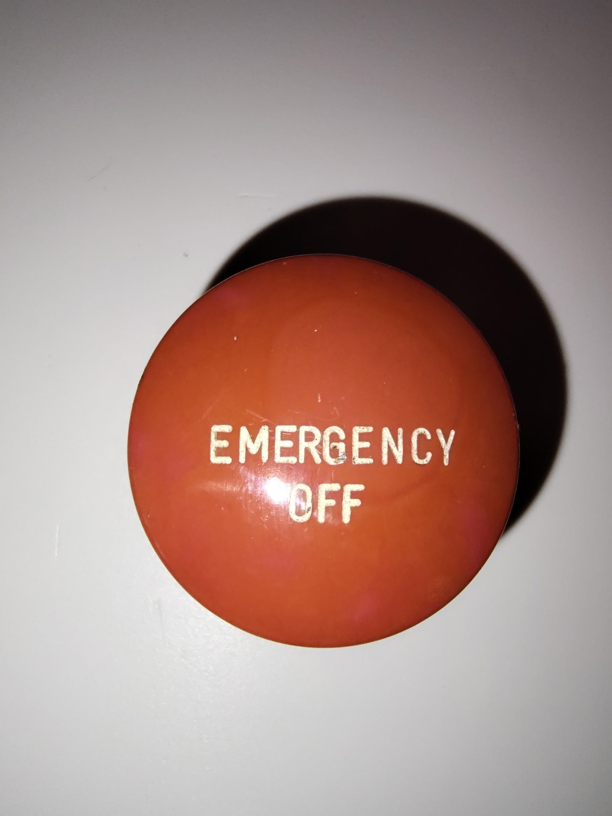 Mushroom Top Emergency Off Switch/Punch Button – Allen-Bradley – Vintage Cool!