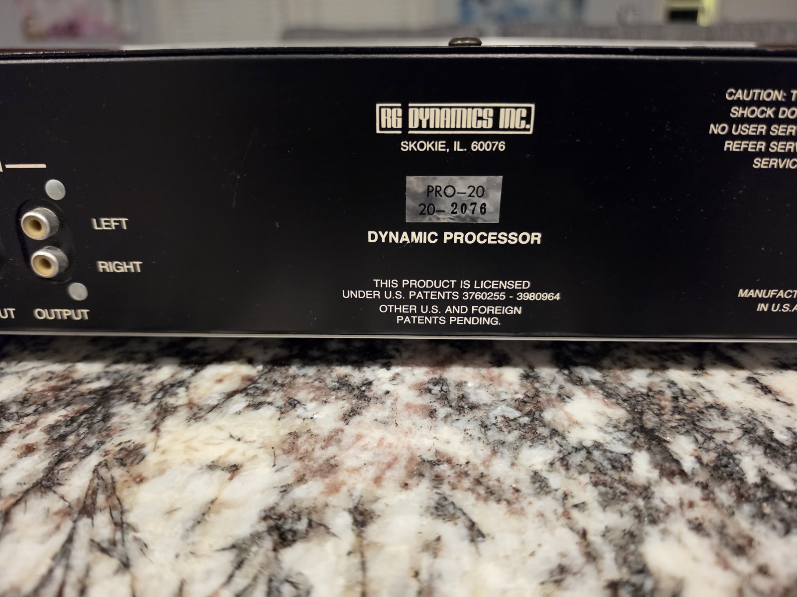 Vintage RG Pro-20 Stereo Dynamic Processor ( Read Description)