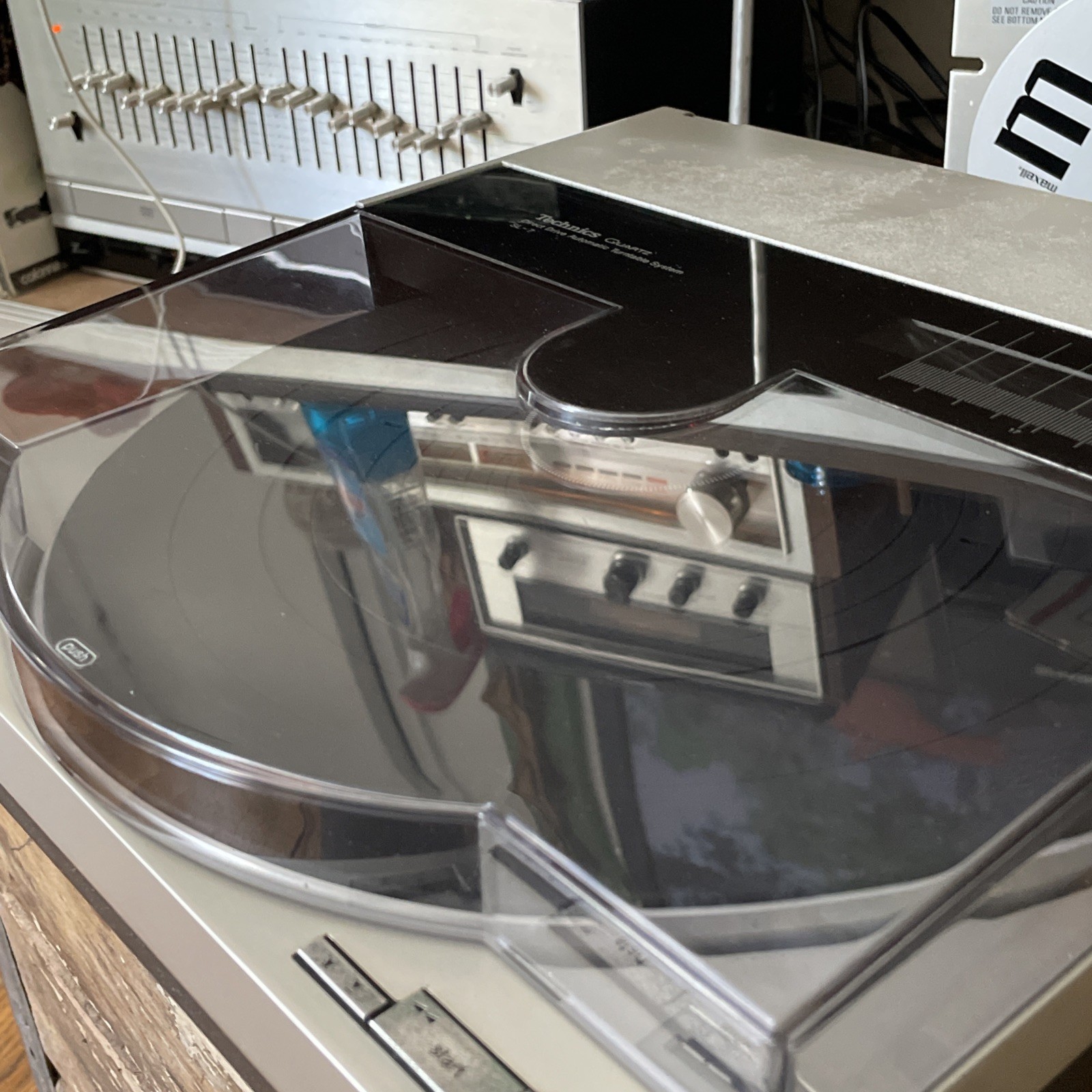 Technics SL-7 Fully Auto. DD Linear Turntable Tested w/ A.T. Stylus! See Video!!