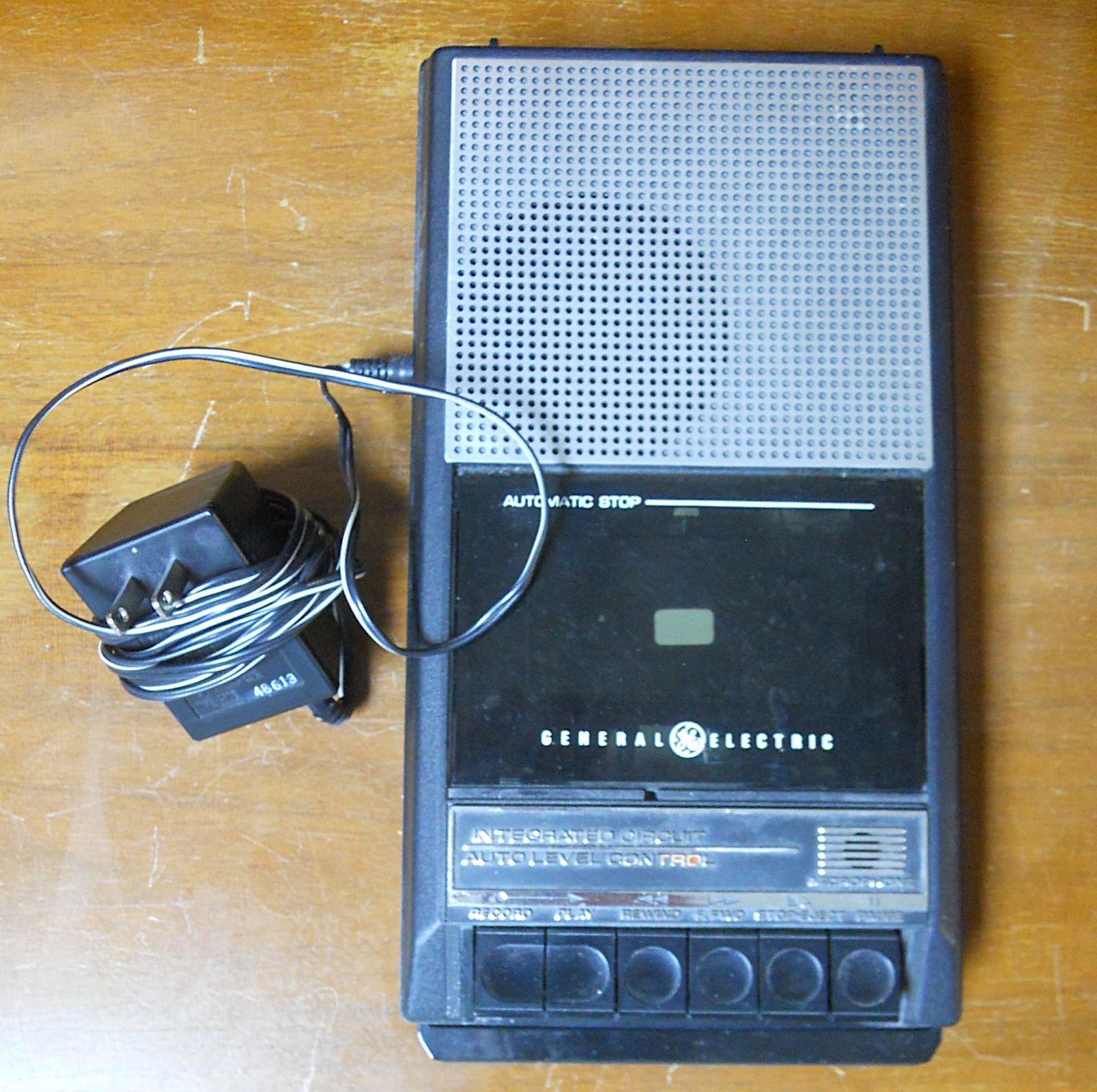 VTG GE Cassette Tape Recorder Player Model 3-5015D… play tested