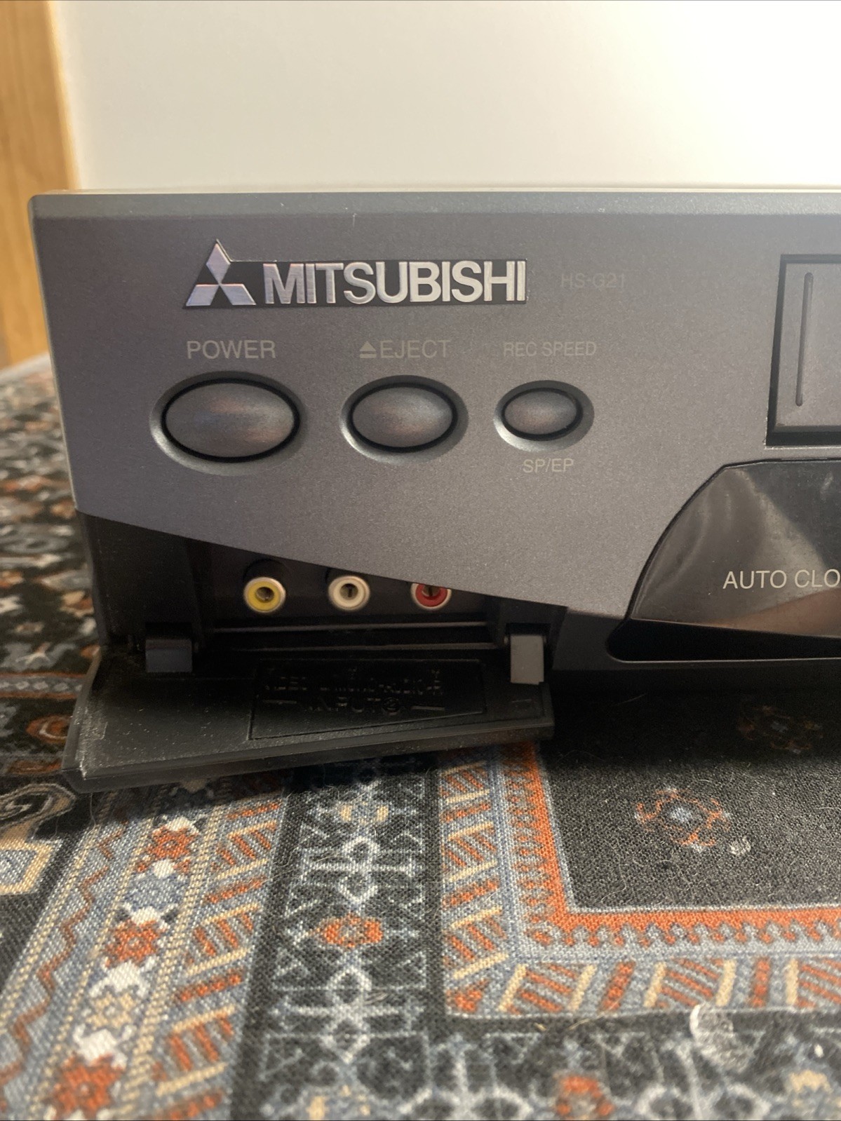 MITSUBISHI HS-G21 Xpress 450 Video Cassette Recorder 4 Head-Works *With Remote*