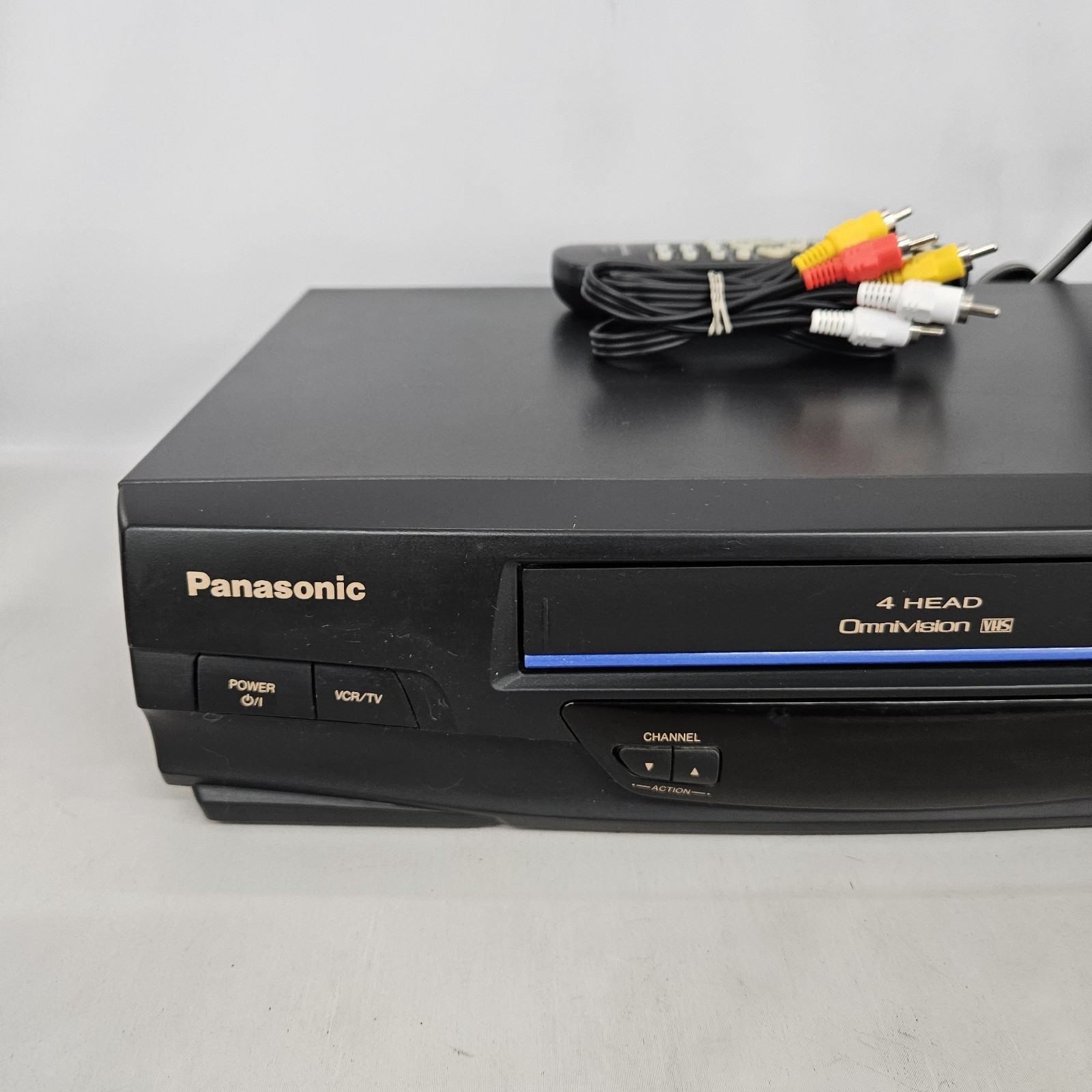 Panasonic Omnivision Blue Line VHS/ VCR Plus Player PV-V4020 w/ Remote Tested