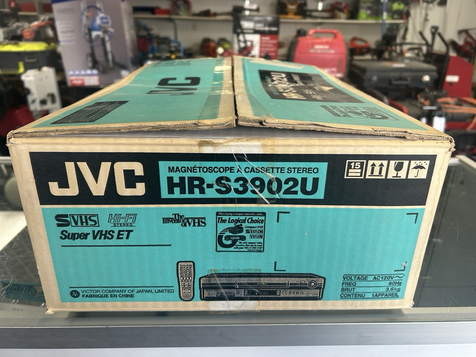 NEW JVC HR-S3902U Super VHS S-VHS ET 4Head HiFi (OPEN BOX) FREE S&H!