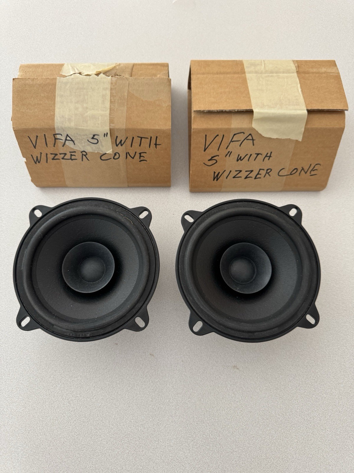 Vifa AP13FG21-04 5” Full-Range Speakers w/ Whizzer Cone – NOS