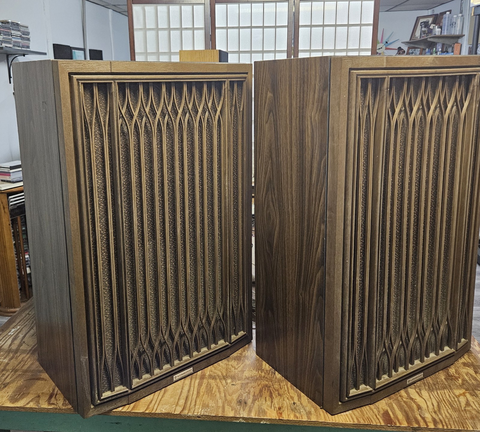 KENWOOD KL-9090X Speakers -Top Of The Line Kenwood Speakers – Nice