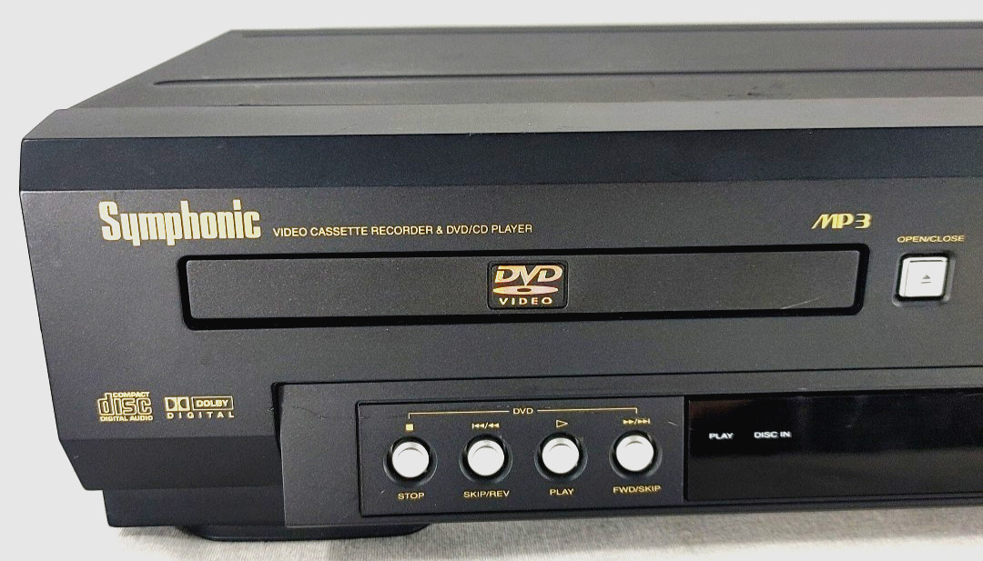 Symphonic WF803 DVD VCR Combo Player – Working