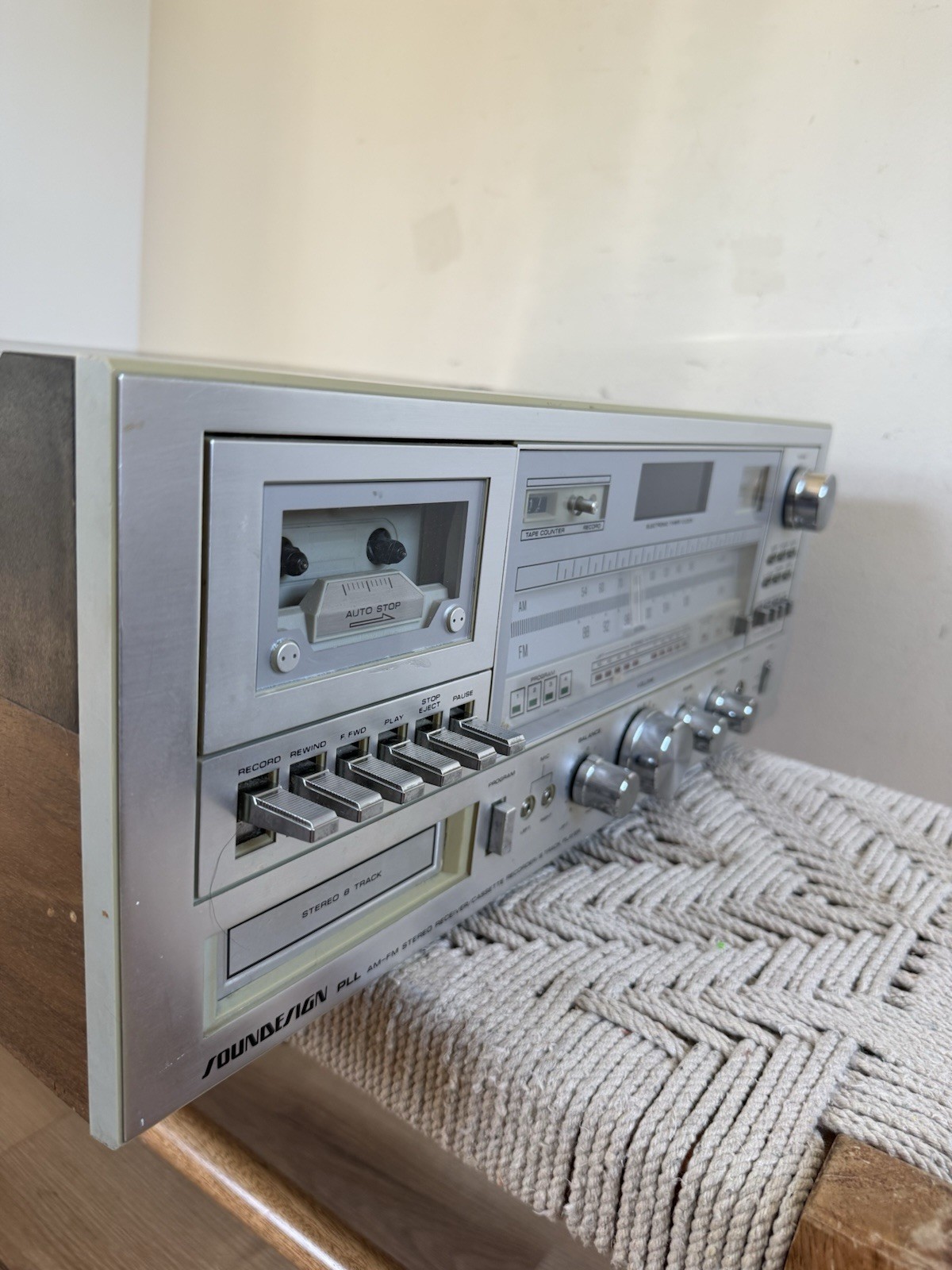 🍊Vintage 1980s Soundesign Turntable/Tape/Stereo Receiver | Model 6943 SAVE ME!