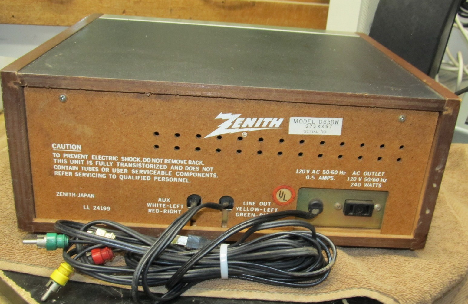 Vintage Zenith 8 Track Player & Recorder