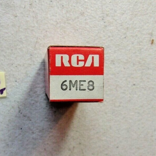 LOT OF 3 NEW IN BOX RCA INTERNATIONAL ELECTRON TUBE 6ME8 (332)