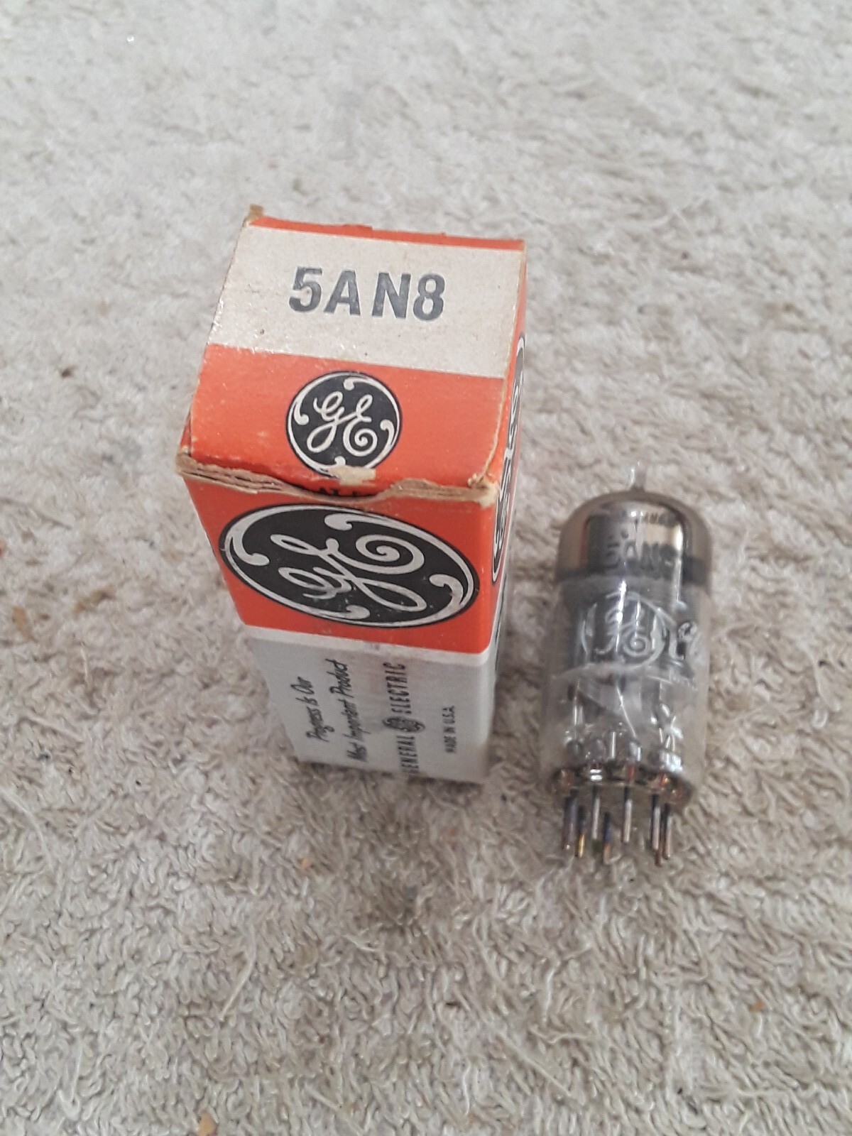 NOS GE 5AN8 Vacuum tube