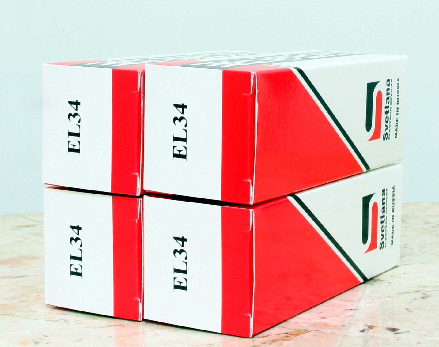 Platinum Match Quad Svetlana EL34 tubes for amplifier KT-77 6CA7