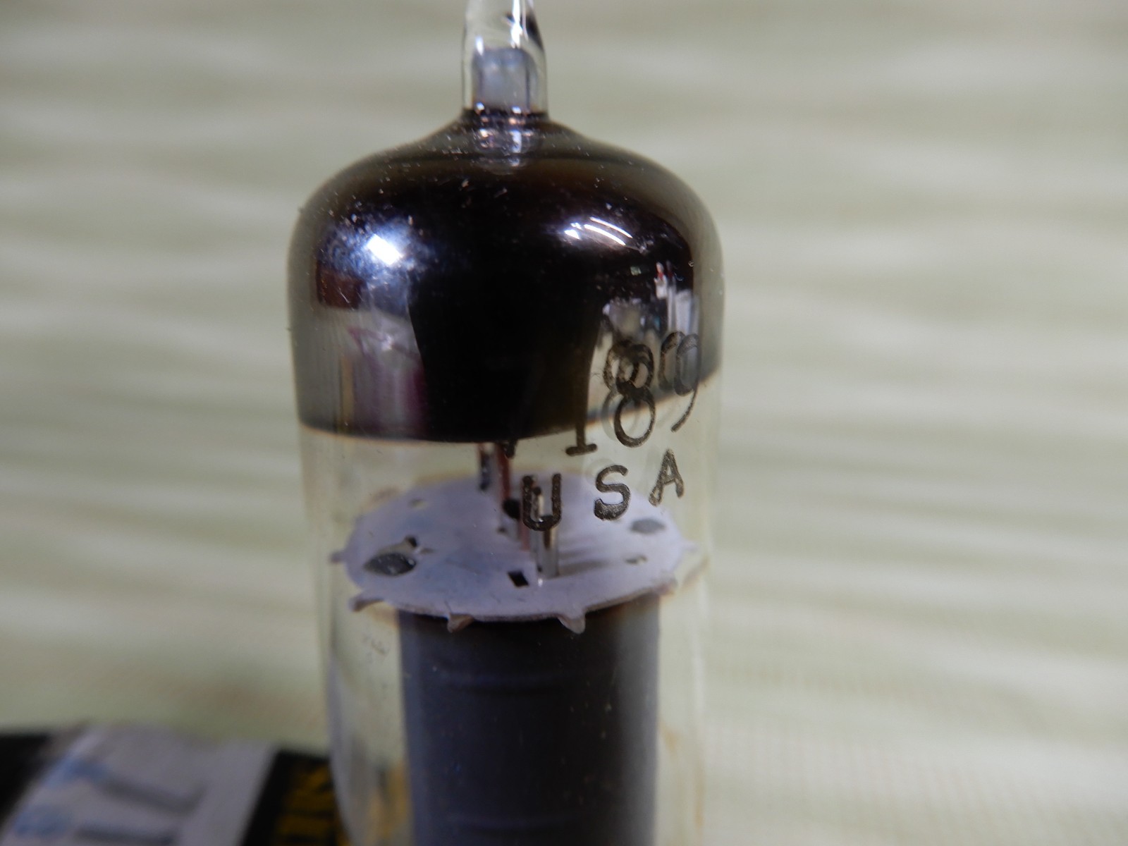 Sylvania Gray Plate 7189 Vacuum Tube Amplitrex Tested Strong 97% Gm