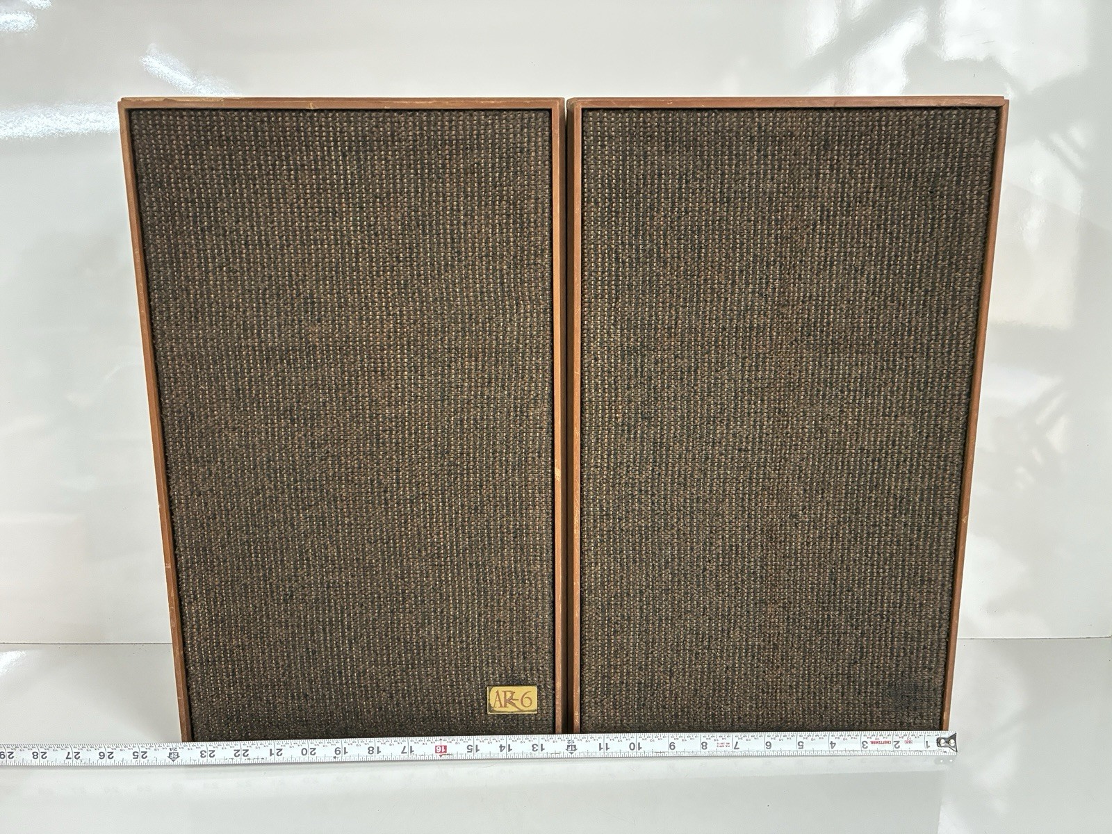 Acoustic Research AR-6 Suspension Loudspeaker System Speaker Pair Made In USA