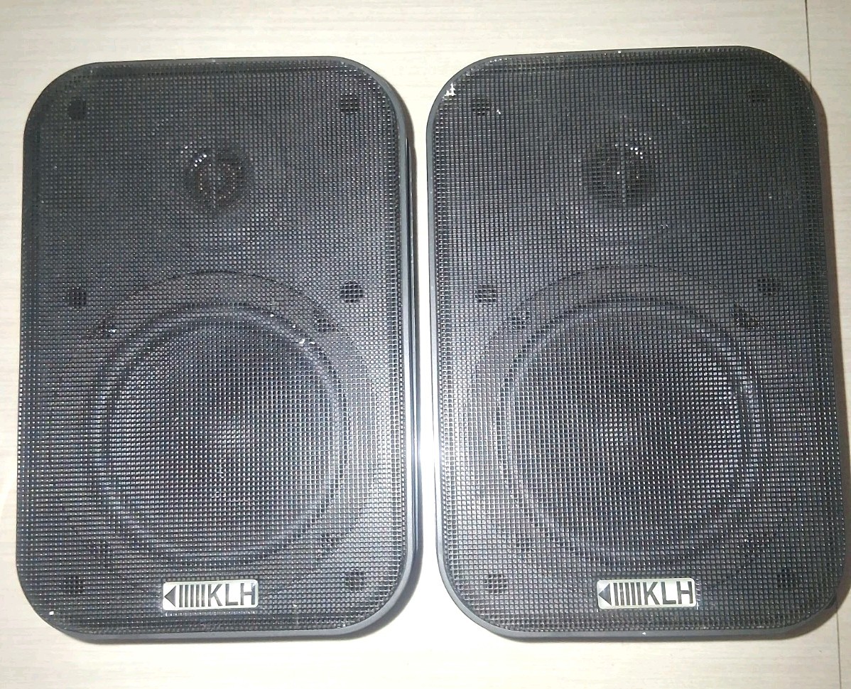 KLH M-Pro5 Indoor/Outdoor 5 -100 Watt 2 Speaker System with Bracket wall mounts