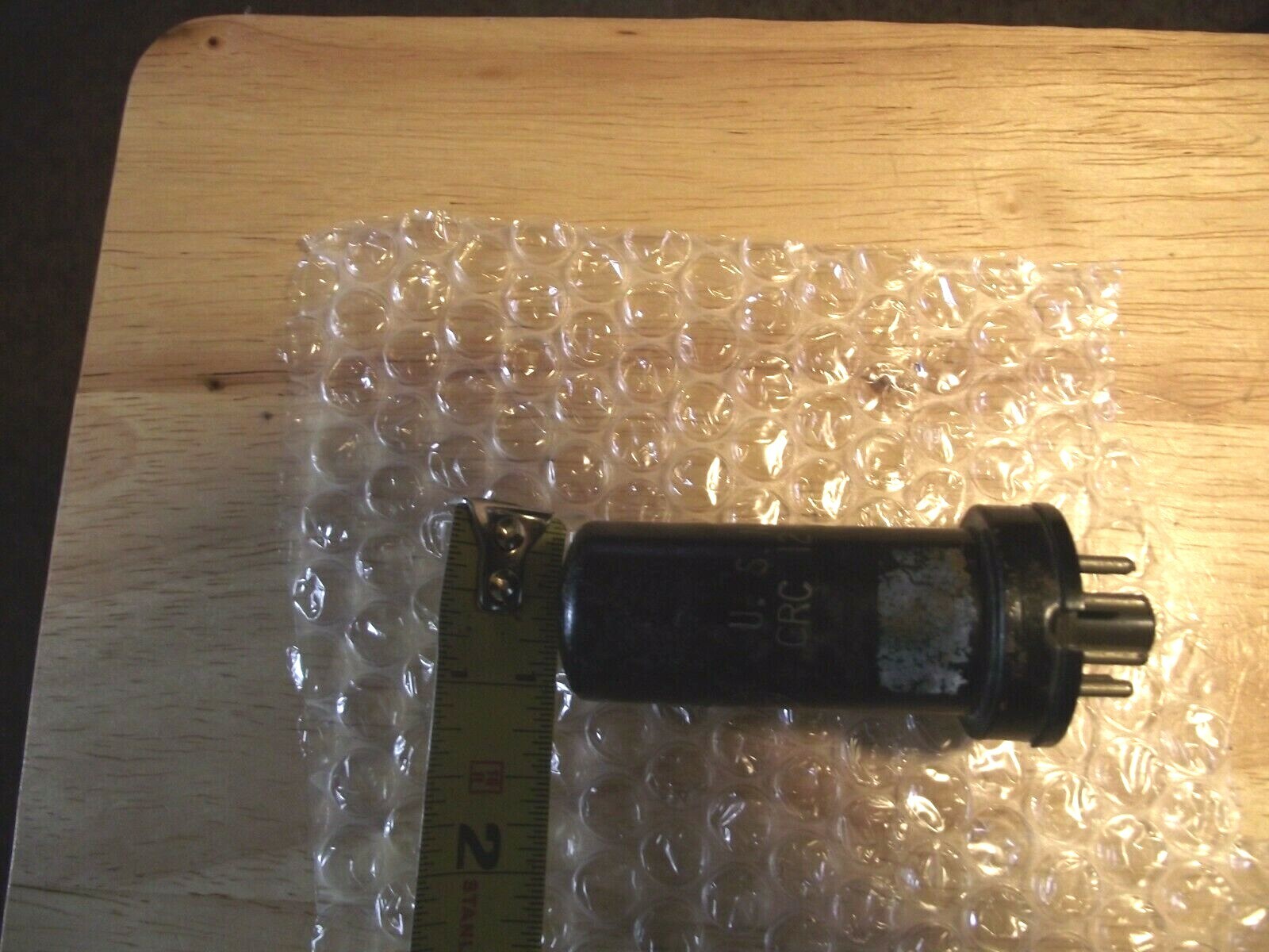 VINTAGE UNITED STATES NAVY RCA VACUUM TUBE CRC 12A6.