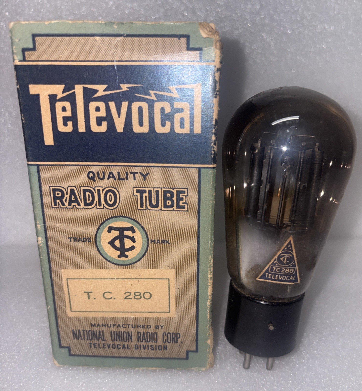 Televocal TC280 Type 80 Globe Vacuum Tube New In Box