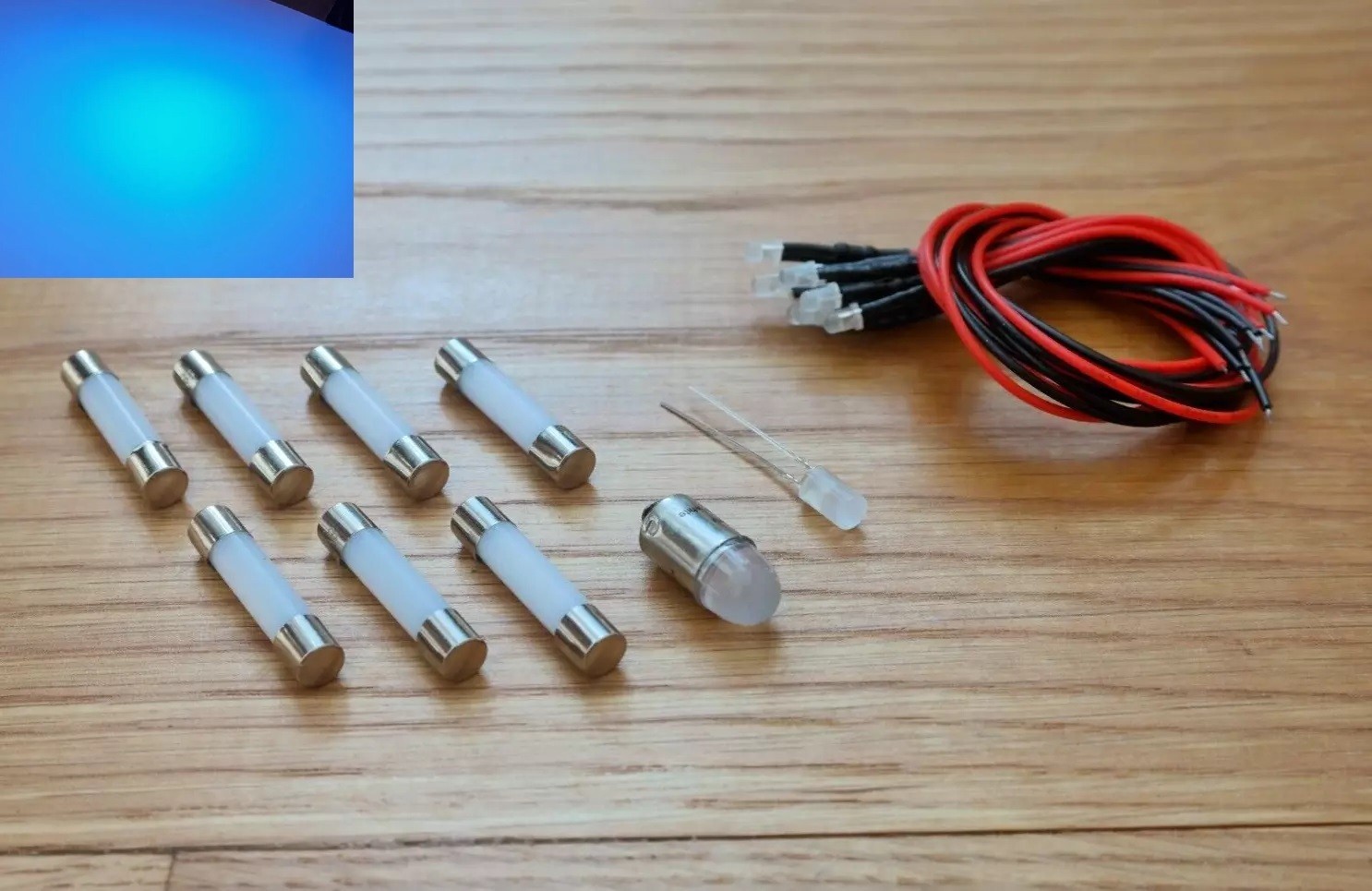 Pioneer SX-525 RECEIVER replacement bulb LED lamps lights upgrade kit set BLUE